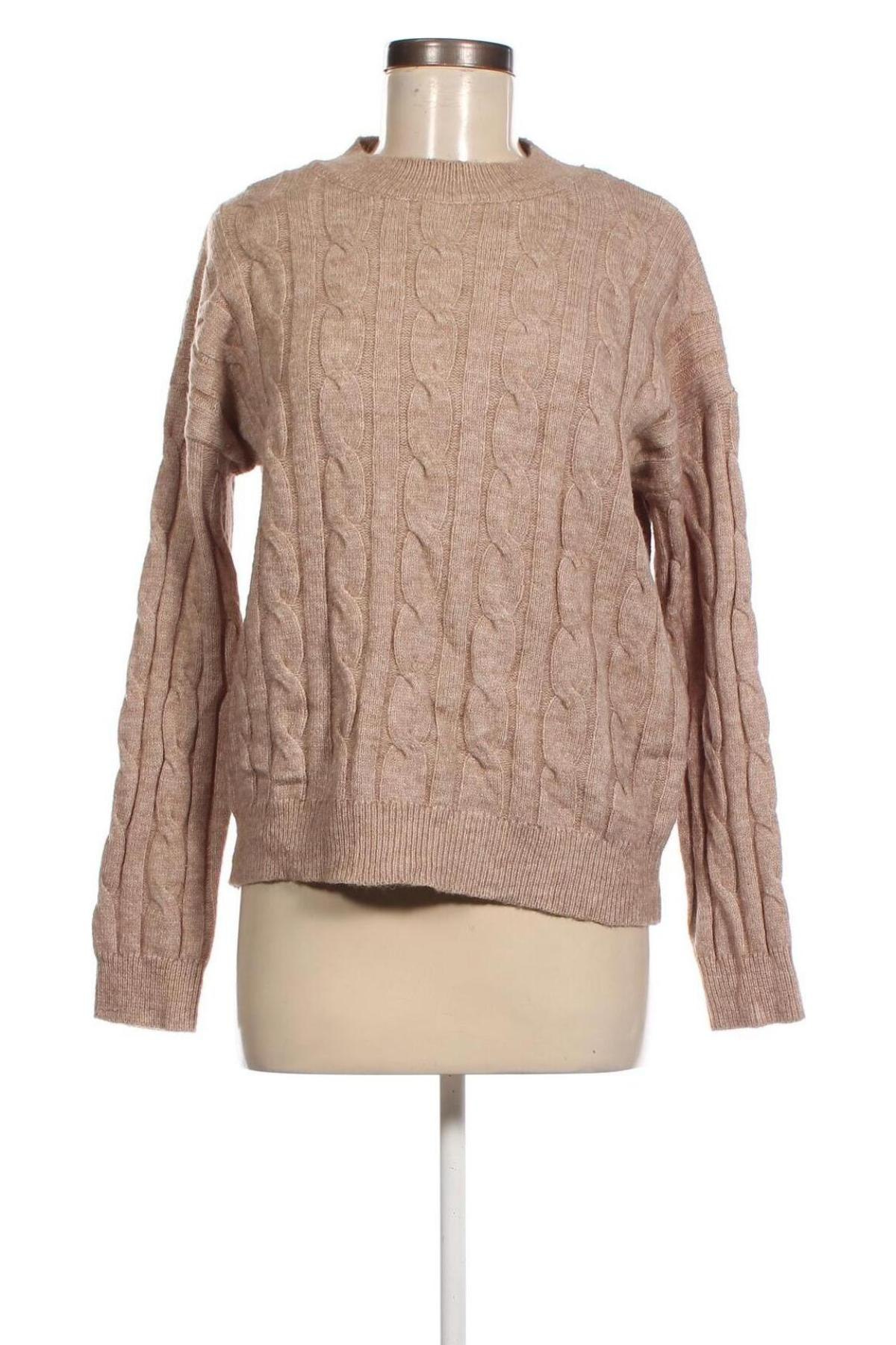 Дамски пуловер SHEIN, Размер M, Цвят Бежов, Цена 15,95 лв.