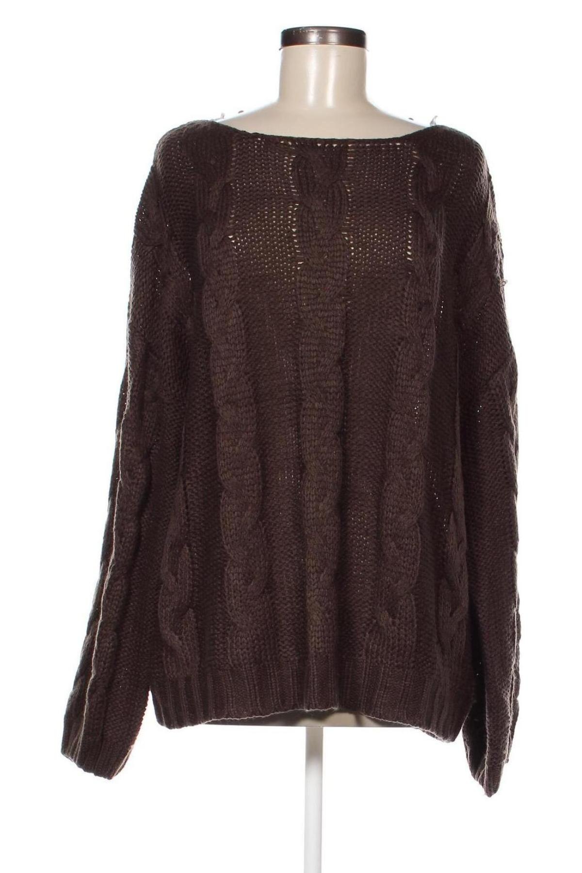 Дамски пуловер SHEIN, Размер L, Цвят Кафяв, Цена 15,95 лв.