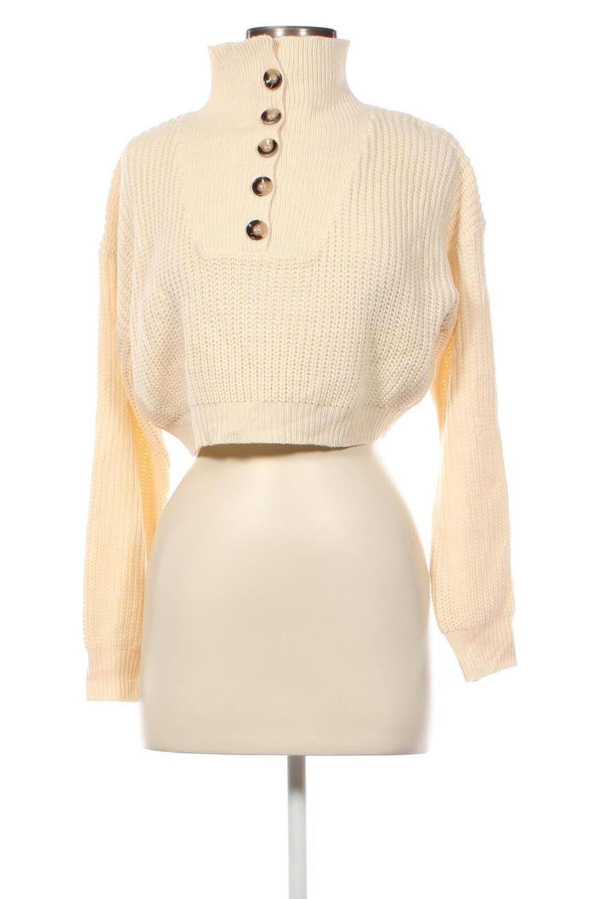 Γυναικείο πουλόβερ SHEIN, Μέγεθος S, Χρώμα Εκρού, Τιμή 9,33 €