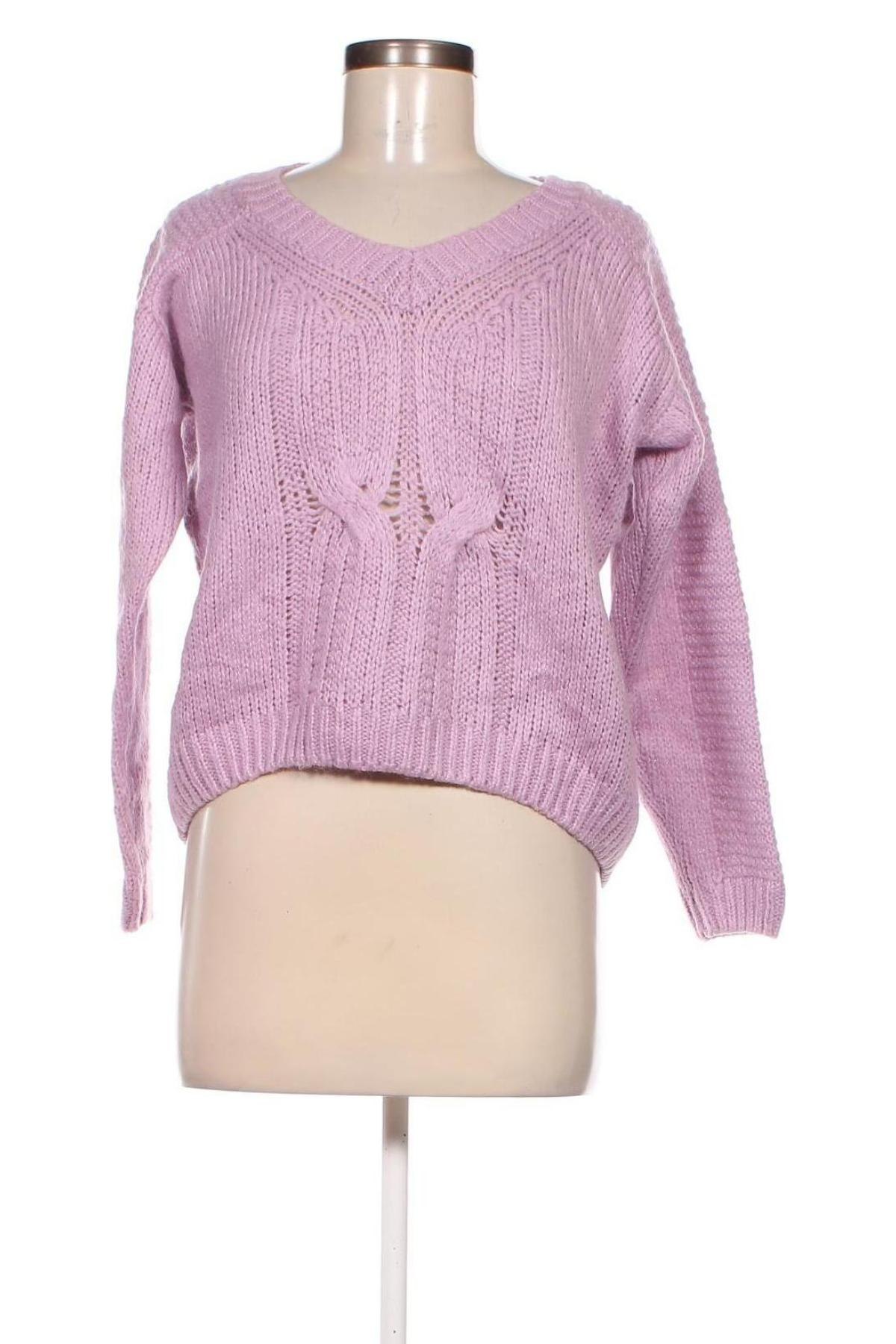 Дамски пуловер Signature, Размер M, Цвят Лилав, Цена 15,95 лв.