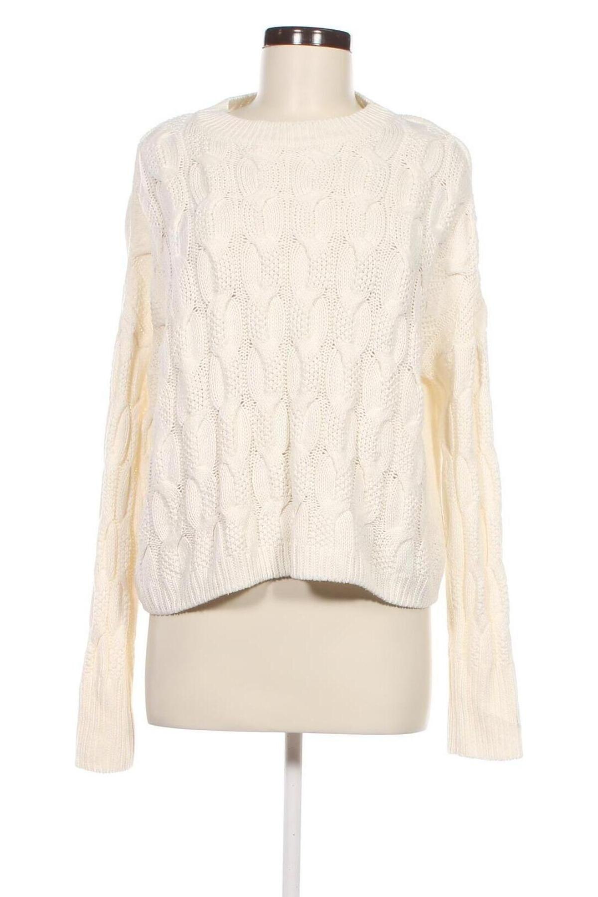 Дамски пуловер Sinsay, Размер M, Цвят Бял, Цена 16,62 лв.