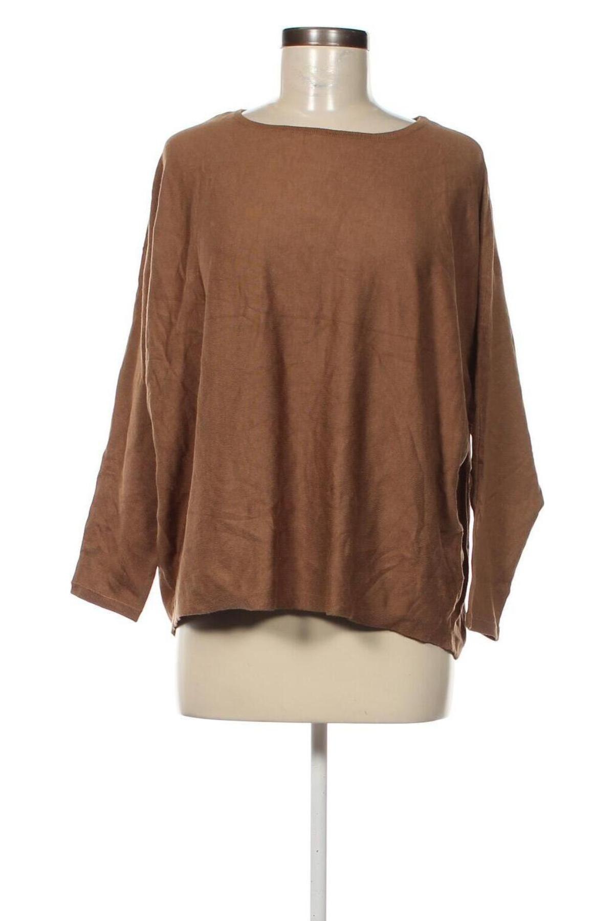 Дамски пуловер Street One, Размер XL, Цвят Кафяв, Цена 24,19 лв.