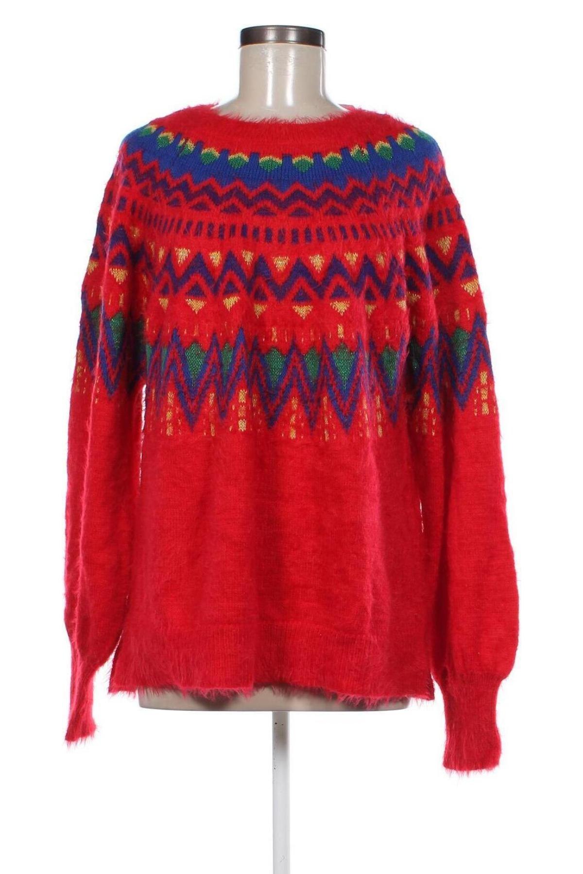 Дамски пуловер Time and tru, Размер XL, Цвят Червен, Цена 18,85 лв.