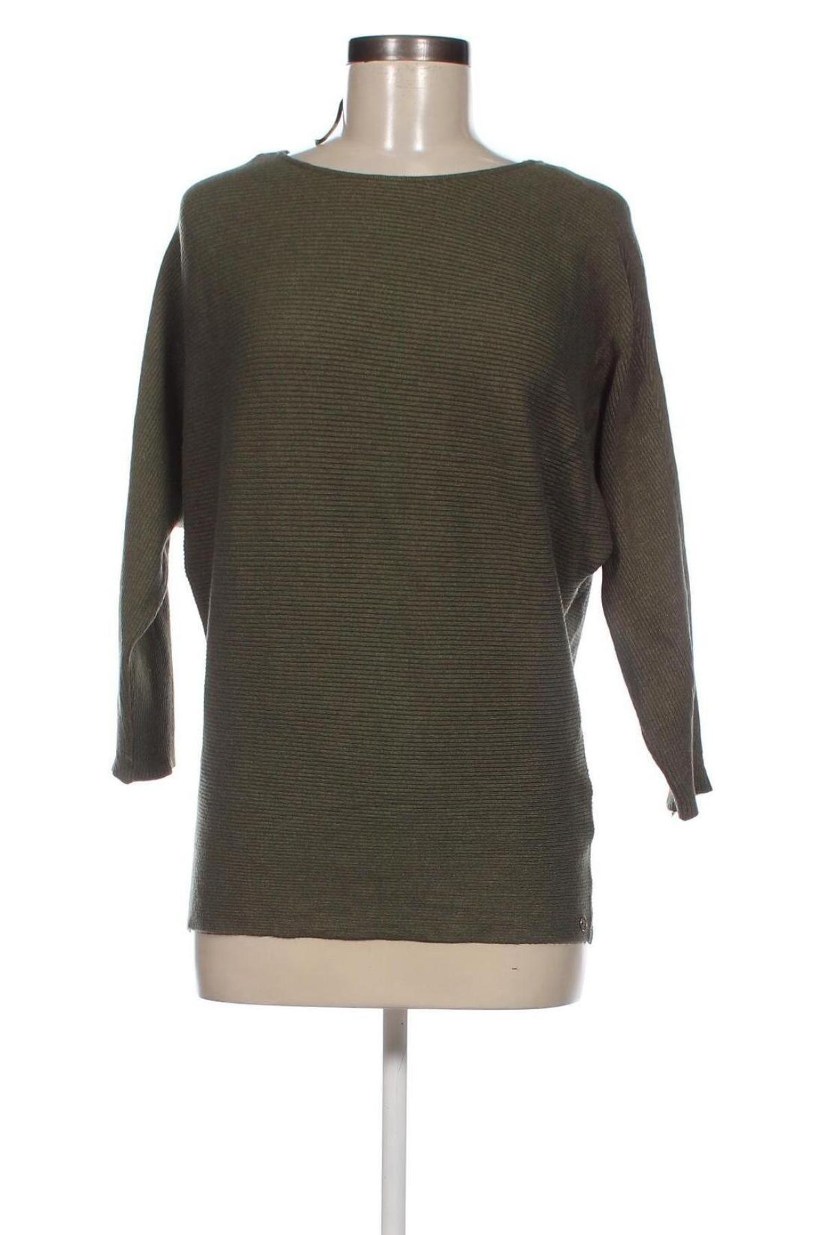 Дамски пуловер Tom Tailor, Размер M, Цвят Зелен, Цена 22,55 лв.