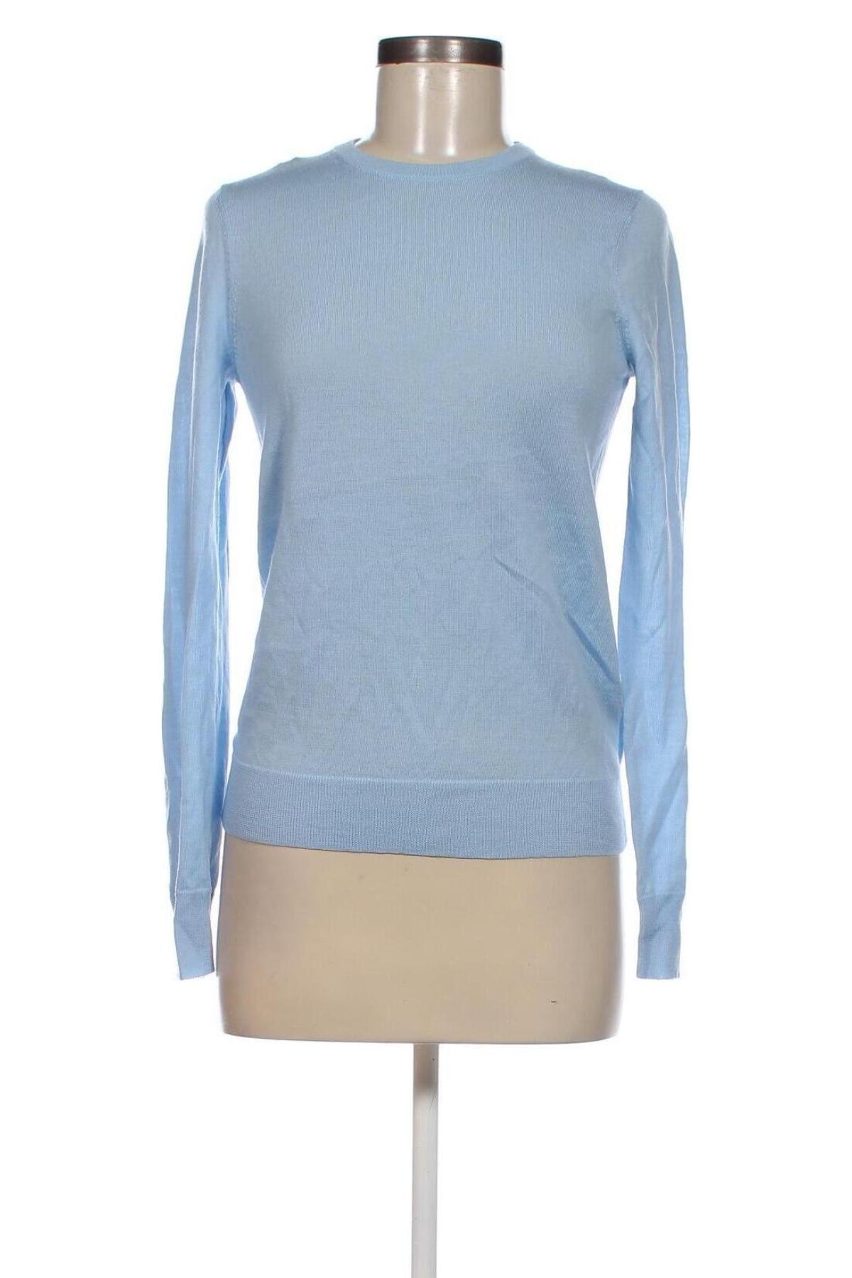 Дамски пуловер Uniqlo, Размер S, Цвят Син, Цена 41,00 лв.