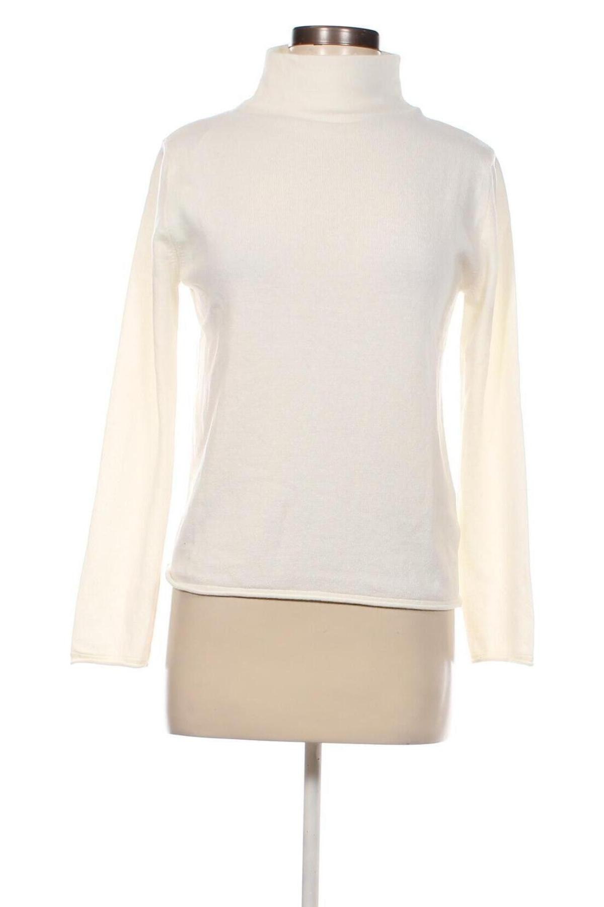 Γυναικείο πουλόβερ United Colors Of Benetton, Μέγεθος S, Χρώμα Λευκό, Τιμή 19,18 €