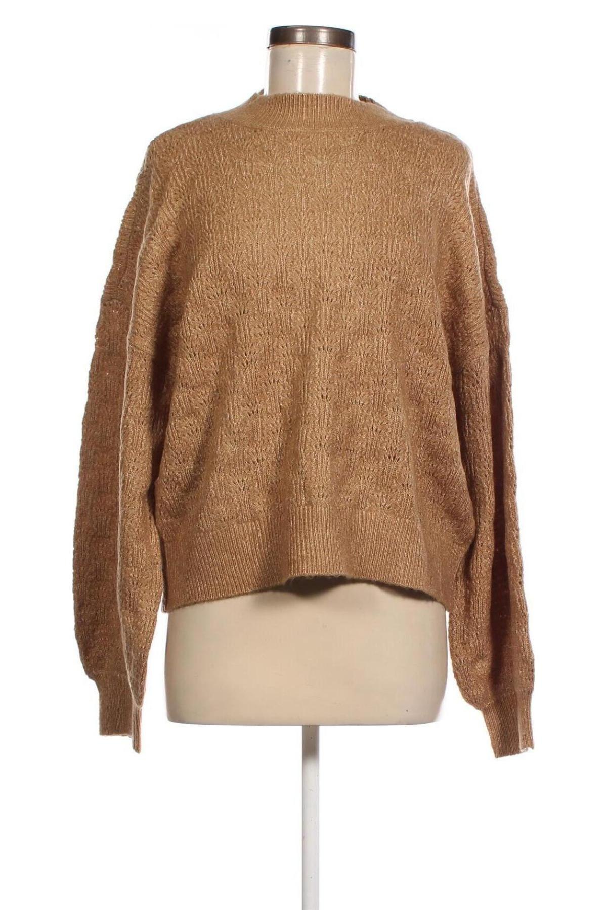 Дамски пуловер VILA, Размер XXL, Цвят Кафяв, Цена 40,30 лв.