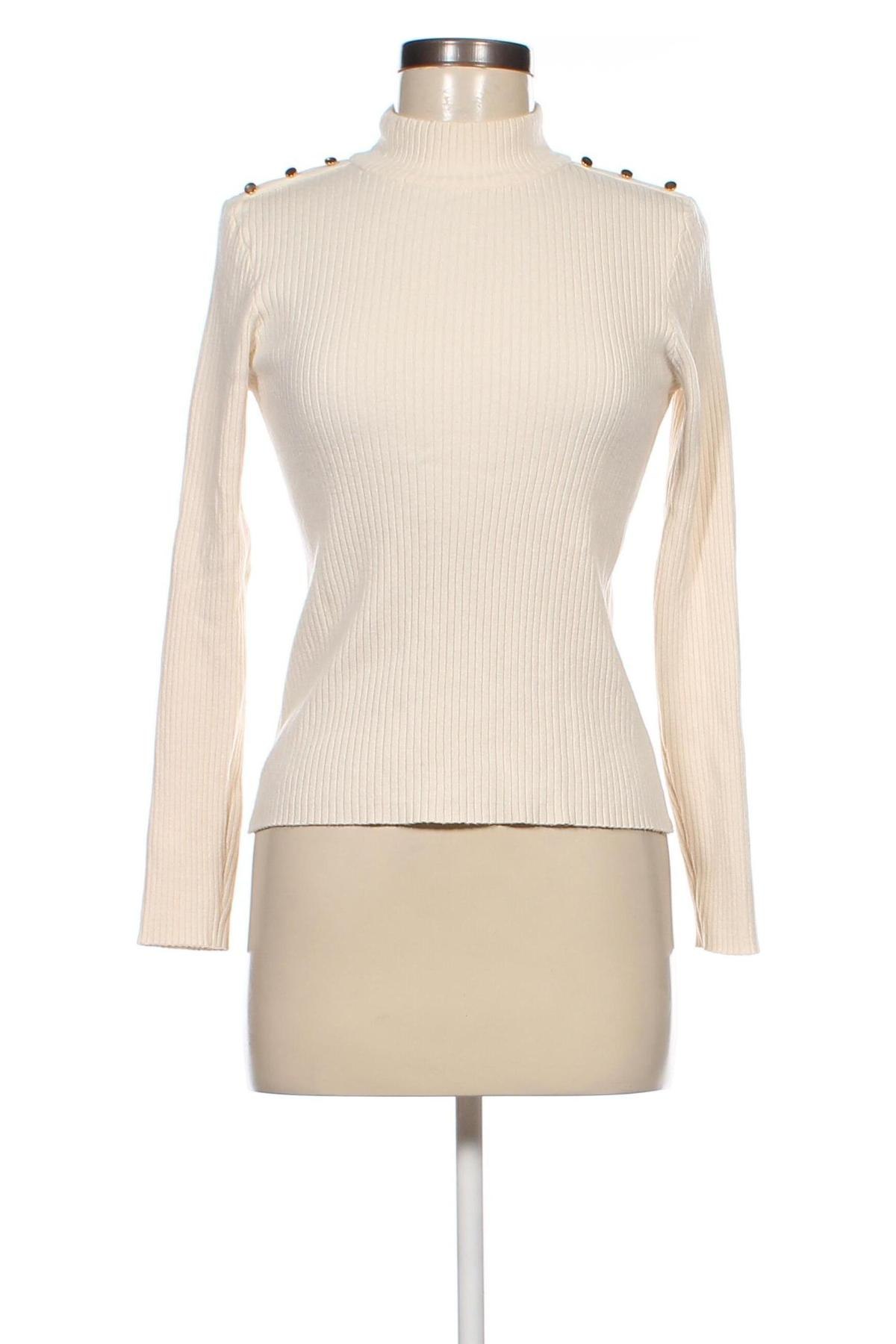 Γυναικείο πουλόβερ Vero Moda, Μέγεθος L, Χρώμα Εκρού, Τιμή 8,40 €