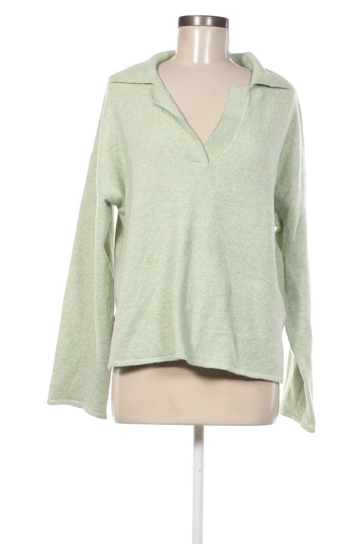 Дамски пуловер Vero Moda, Размер L, Цвят Зелен, Цена 14,85 лв.