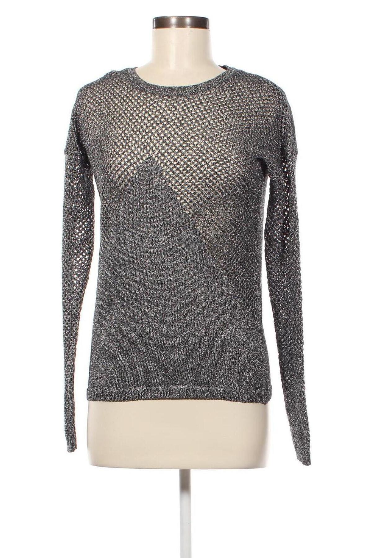 Дамски пуловер Yessica, Размер XS, Цвят Сребрист, Цена 15,08 лв.