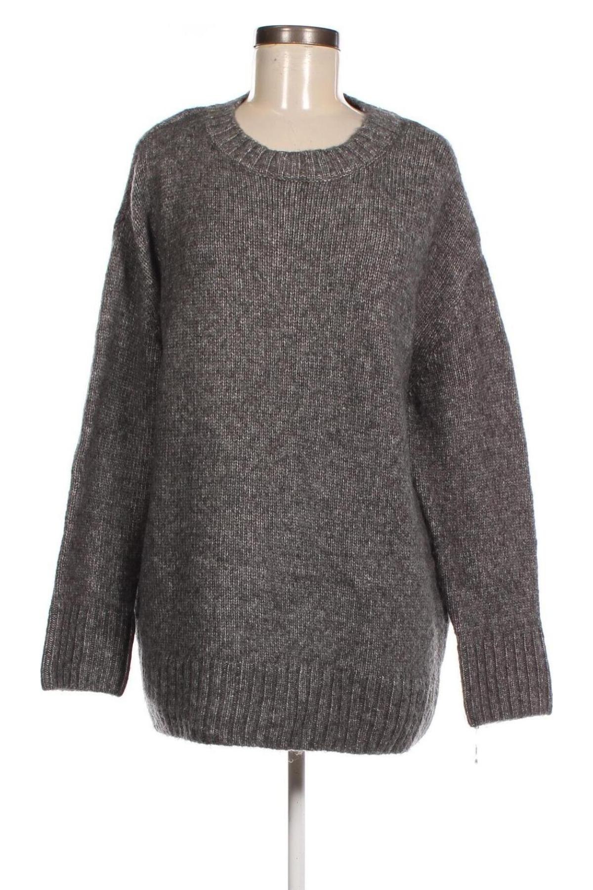 Дамски пуловер Zara, Размер S, Цвят Сив, Цена 14,04 лв.