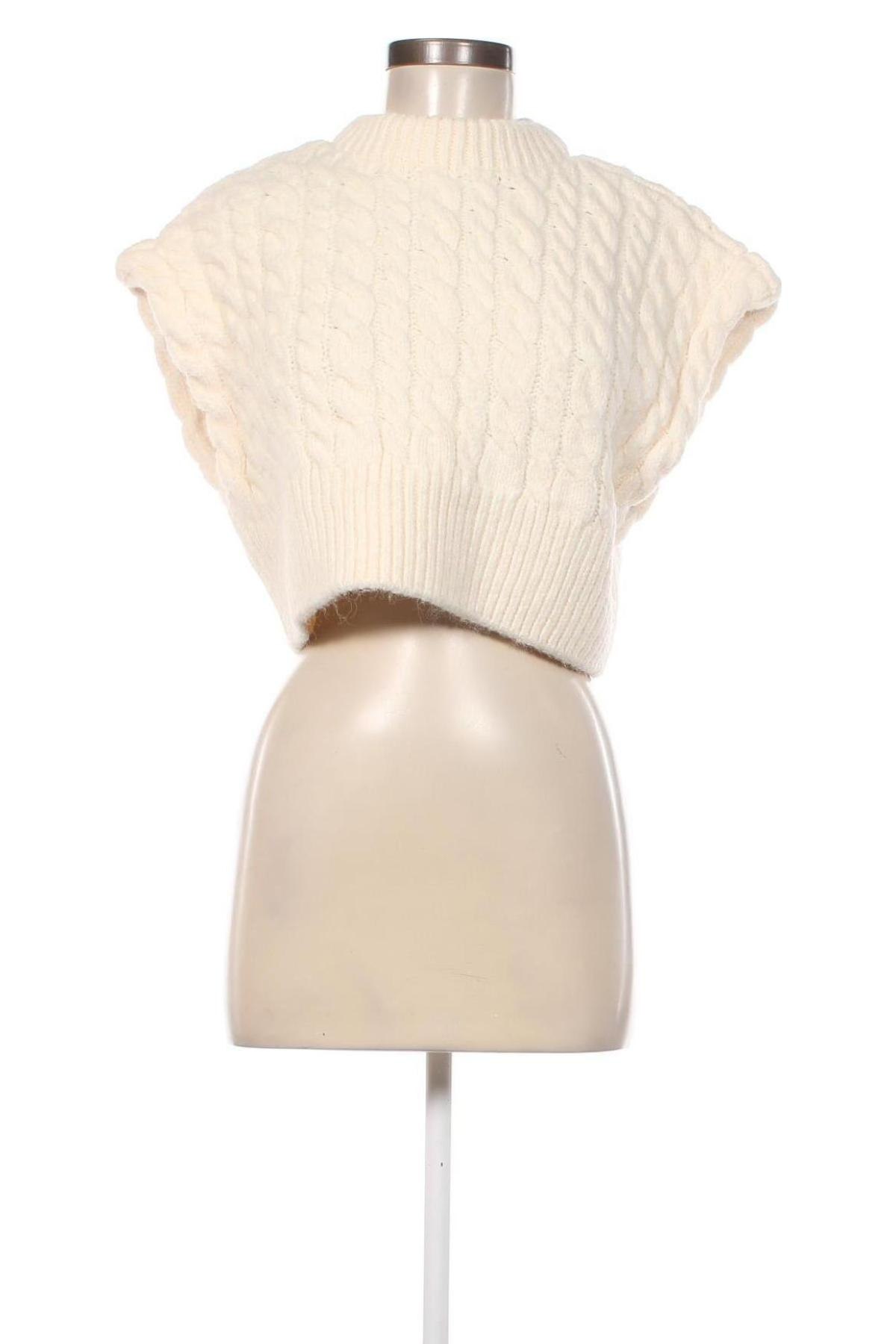 Pulover de femei Zara, Mărime S, Culoare Alb, Preț 35,53 Lei