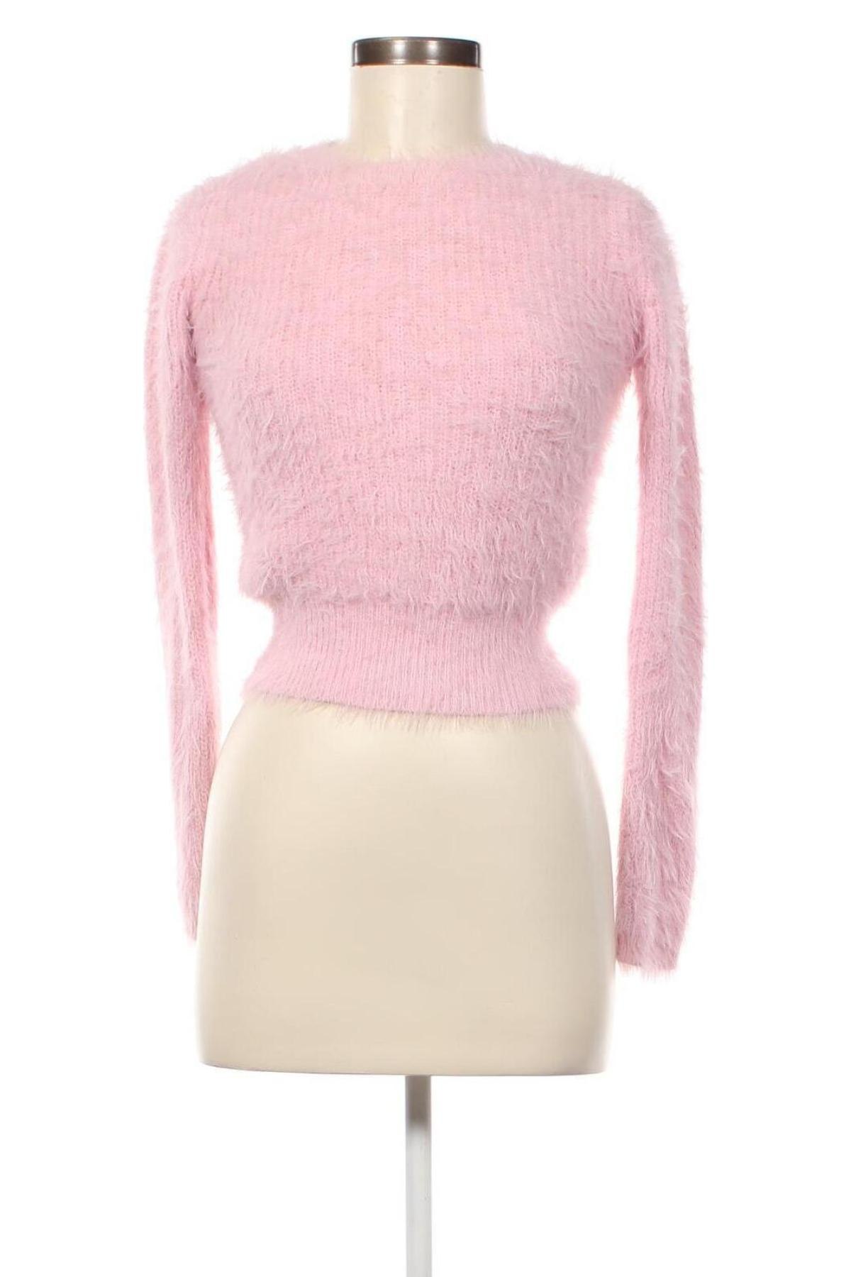 Дамски пуловер Zara, Размер S, Цвят Розов, Цена 14,85 лв.