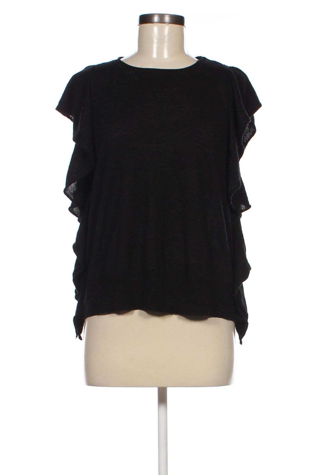 Pulover de femei Zara Knitwear, Mărime M, Culoare Negru, Preț 41,89 Lei