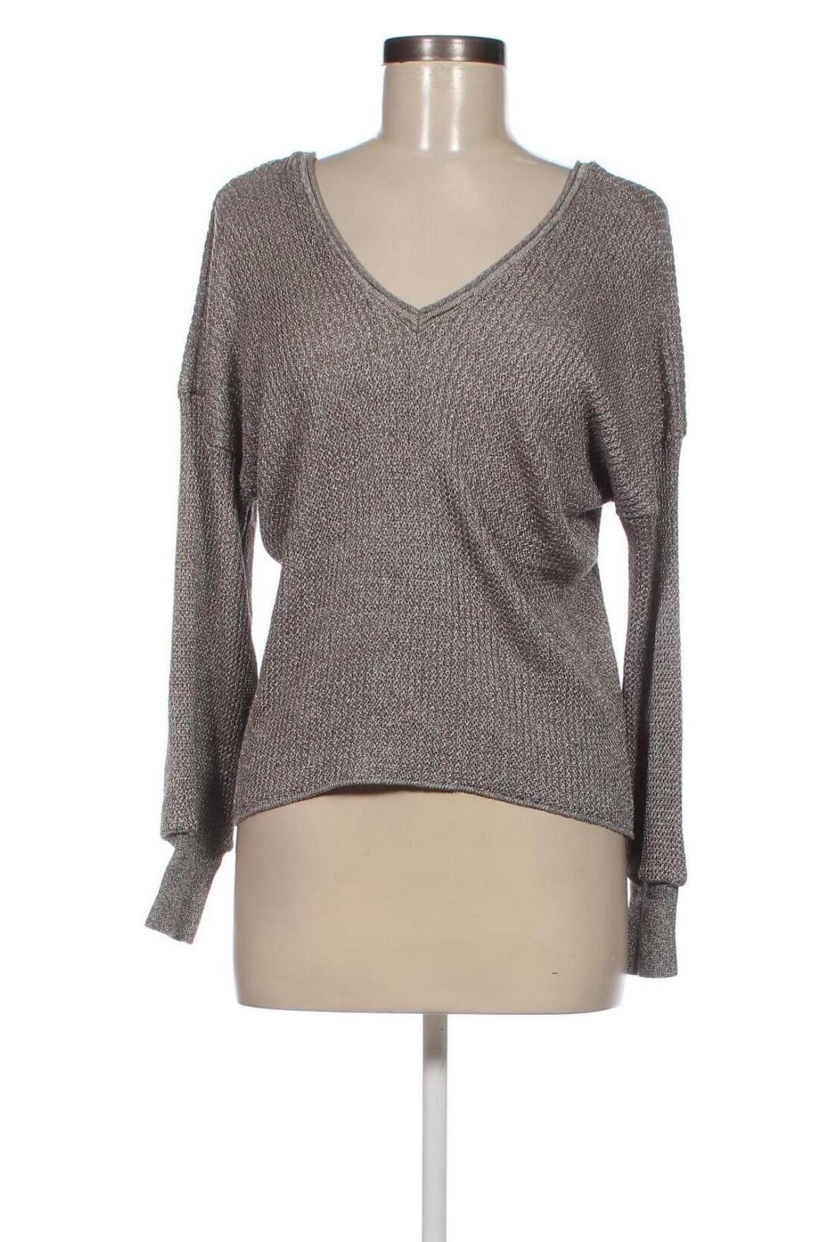 Pulover de femei Zara Knitwear, Mărime L, Culoare Gri, Preț 31,09 Lei