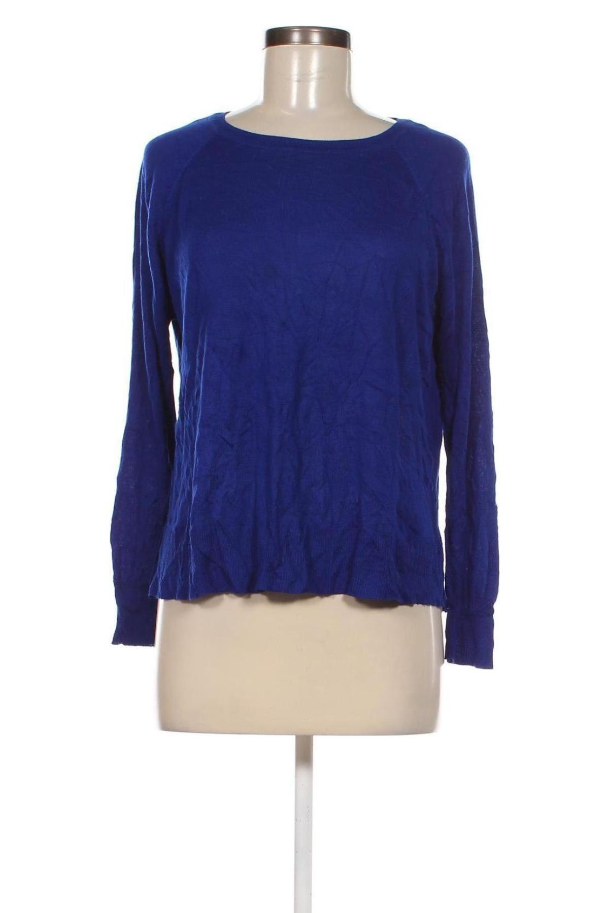 Дамски пуловер Zara Knitwear, Размер M, Цвят Син, Цена 14,85 лв.