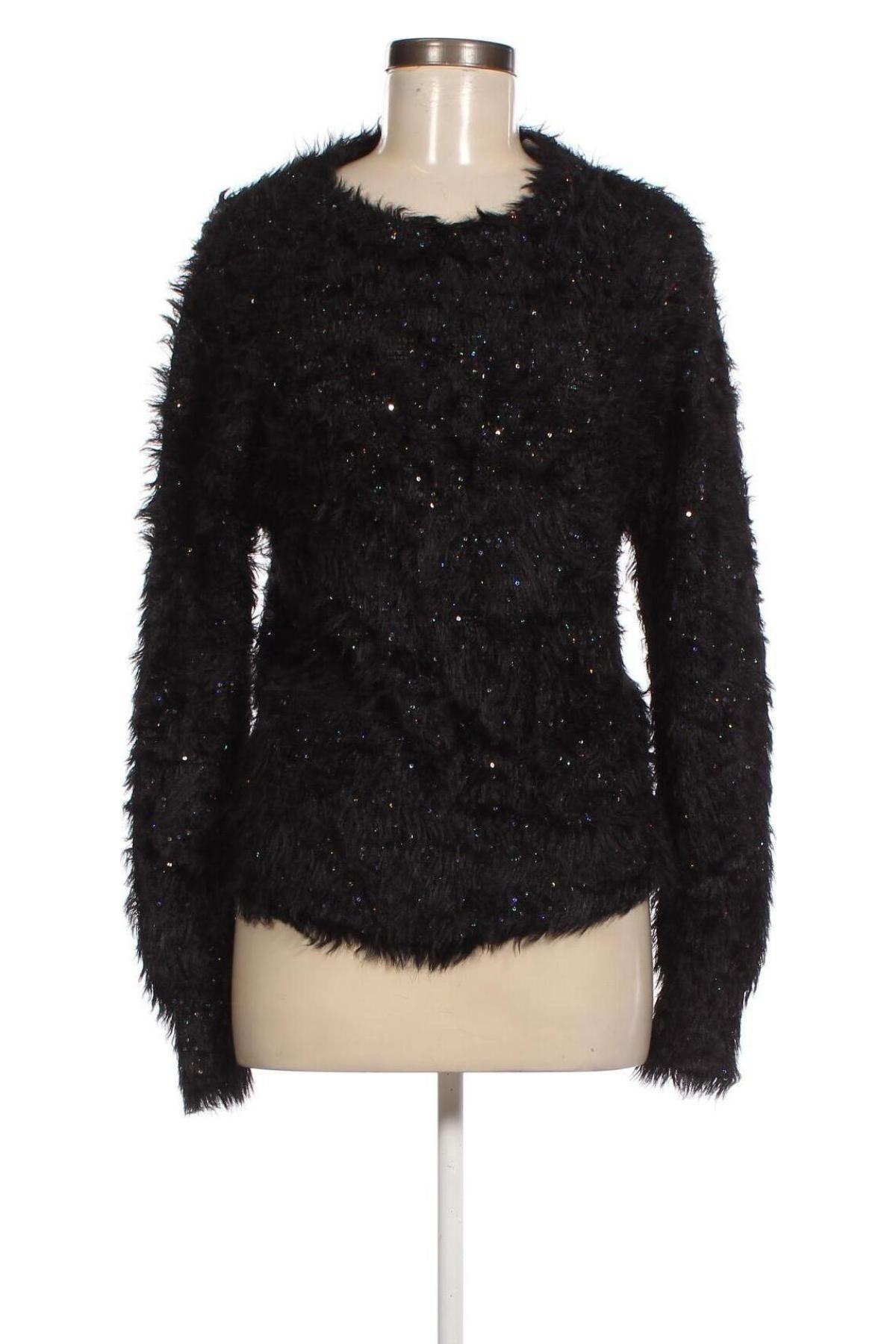 Pulover de femei Zara Knitwear, Mărime M, Culoare Negru, Preț 46,19 Lei
