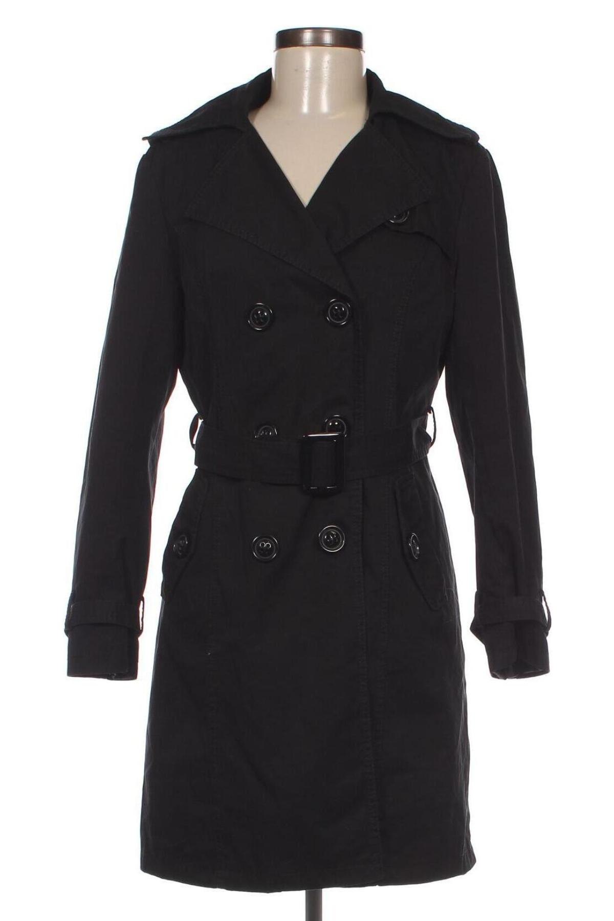 Damen Trench Coat, Größe L, Farbe Schwarz, Preis € 24,29