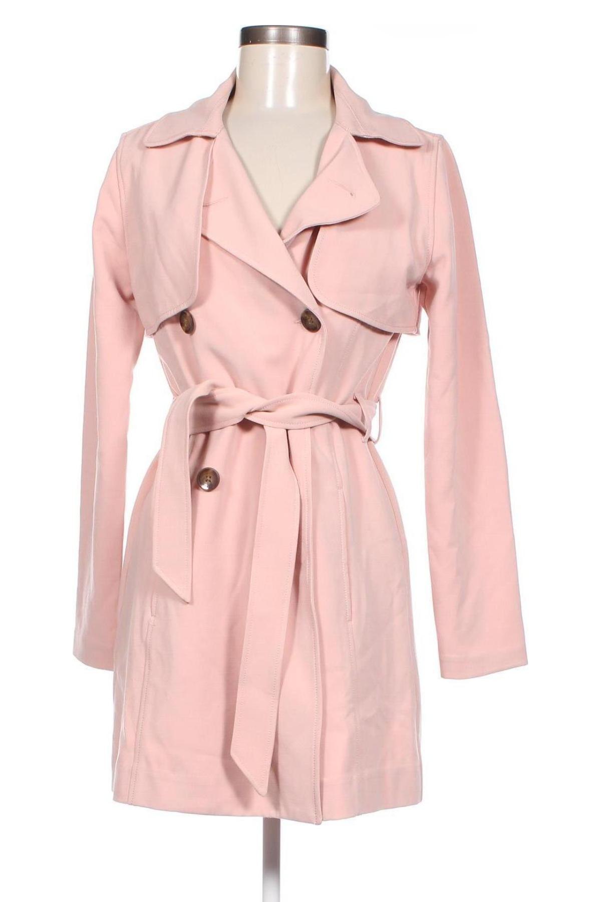 Damen Trench Coat Abercrombie & Fitch, Größe S, Farbe Rosa, Preis € 63,62
