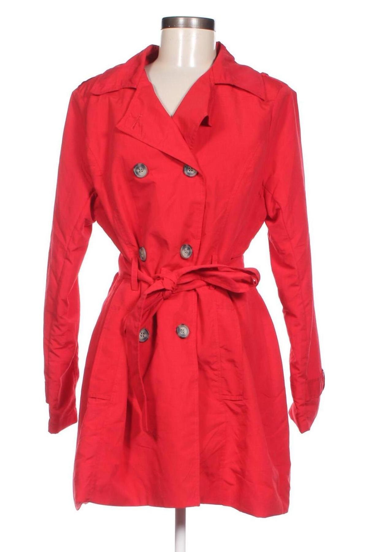 Damen Trenchcoat Colloseum, Größe XL, Farbe Rot, Preis 31,31 €