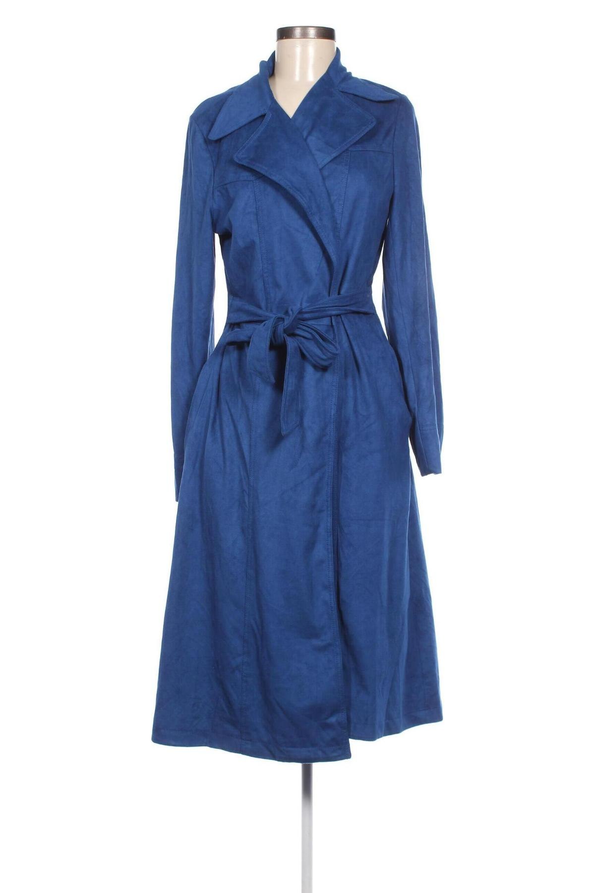 Damen Trenchcoat Eva Mendes, Größe M, Farbe Blau, Preis 26,10 €