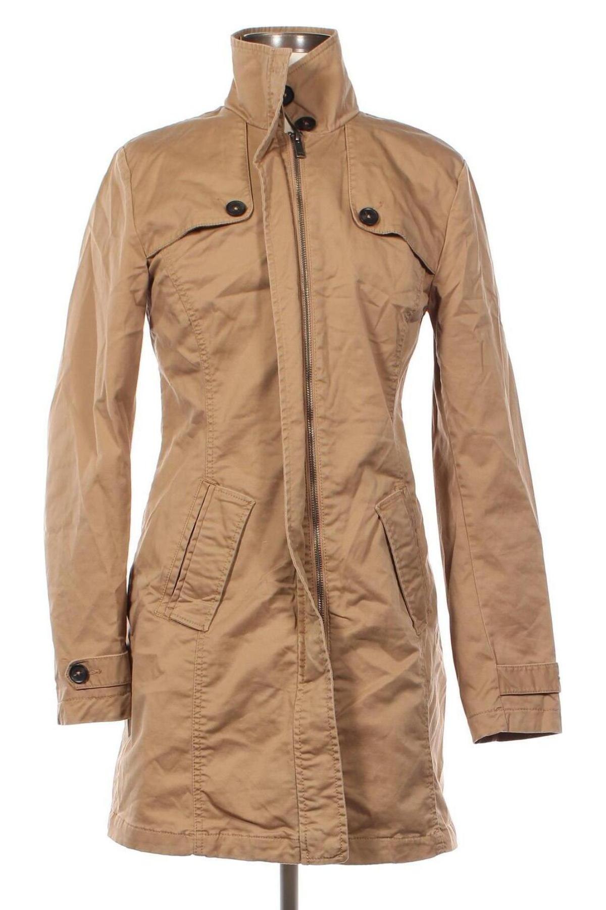 Damen Trenchcoat Flame, Größe XS, Farbe Beige, Preis 31,31 €