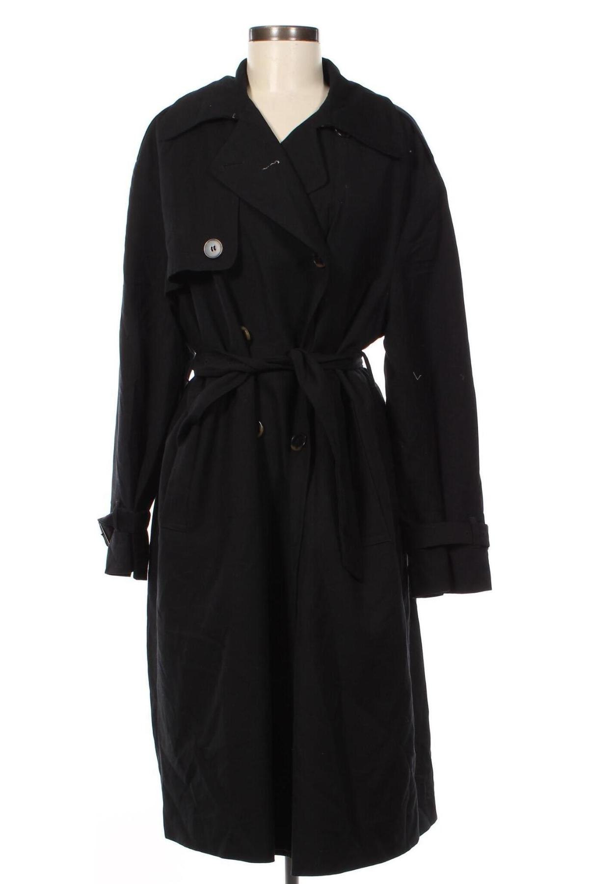 Damen Trenchcoat H&M, Größe XL, Farbe Schwarz, Preis 28,70 €