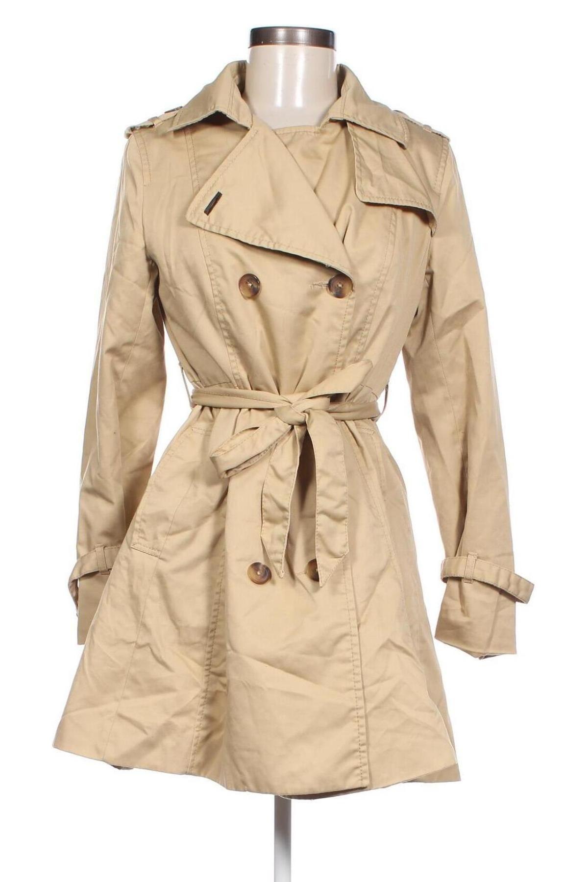 Дамски шлифер H&M, Размер M, Цвят Бежов, Цена 41,25 лв.