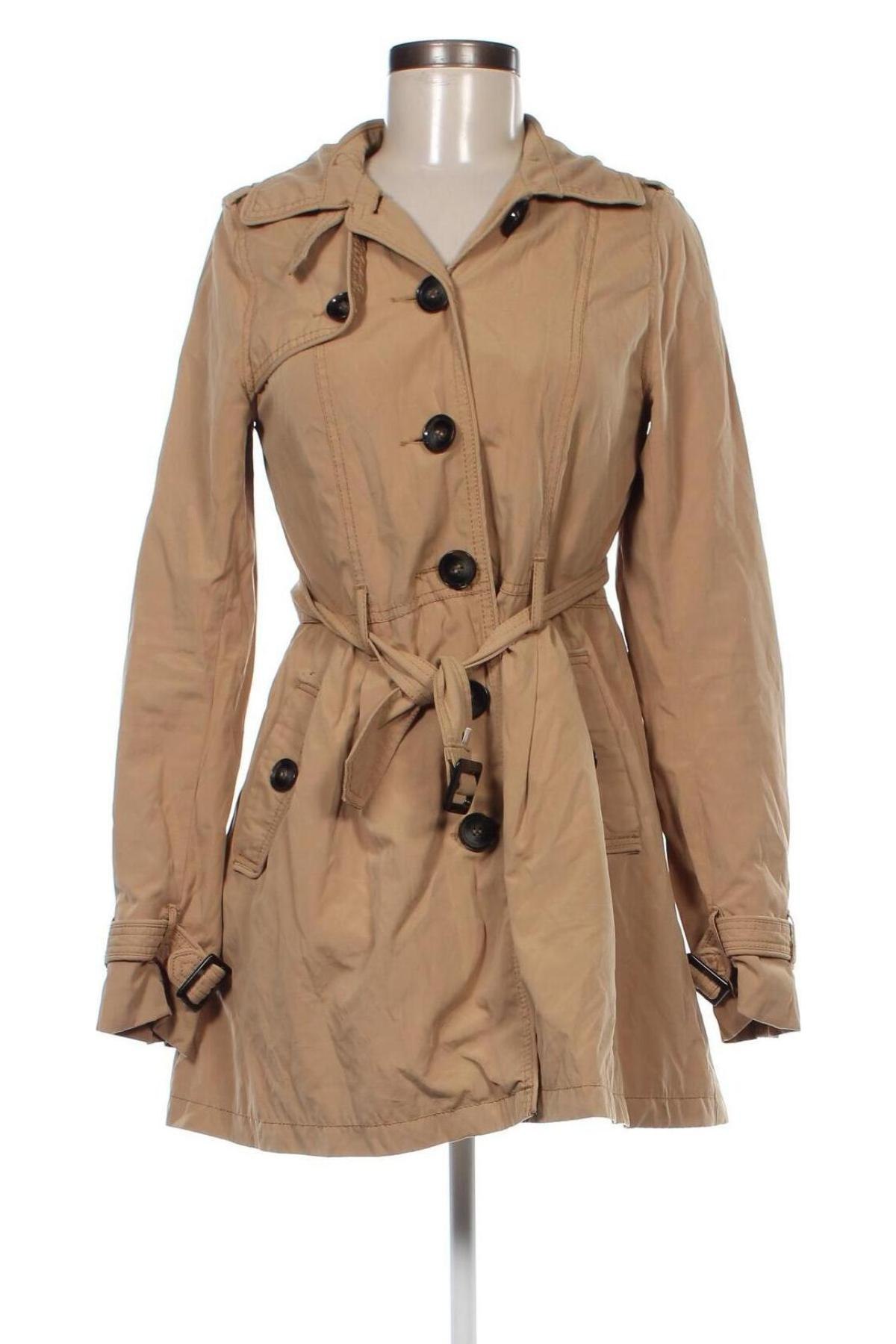 Damen Trench Coat H&M Divided, Größe S, Farbe Beige, Preis € 26,10
