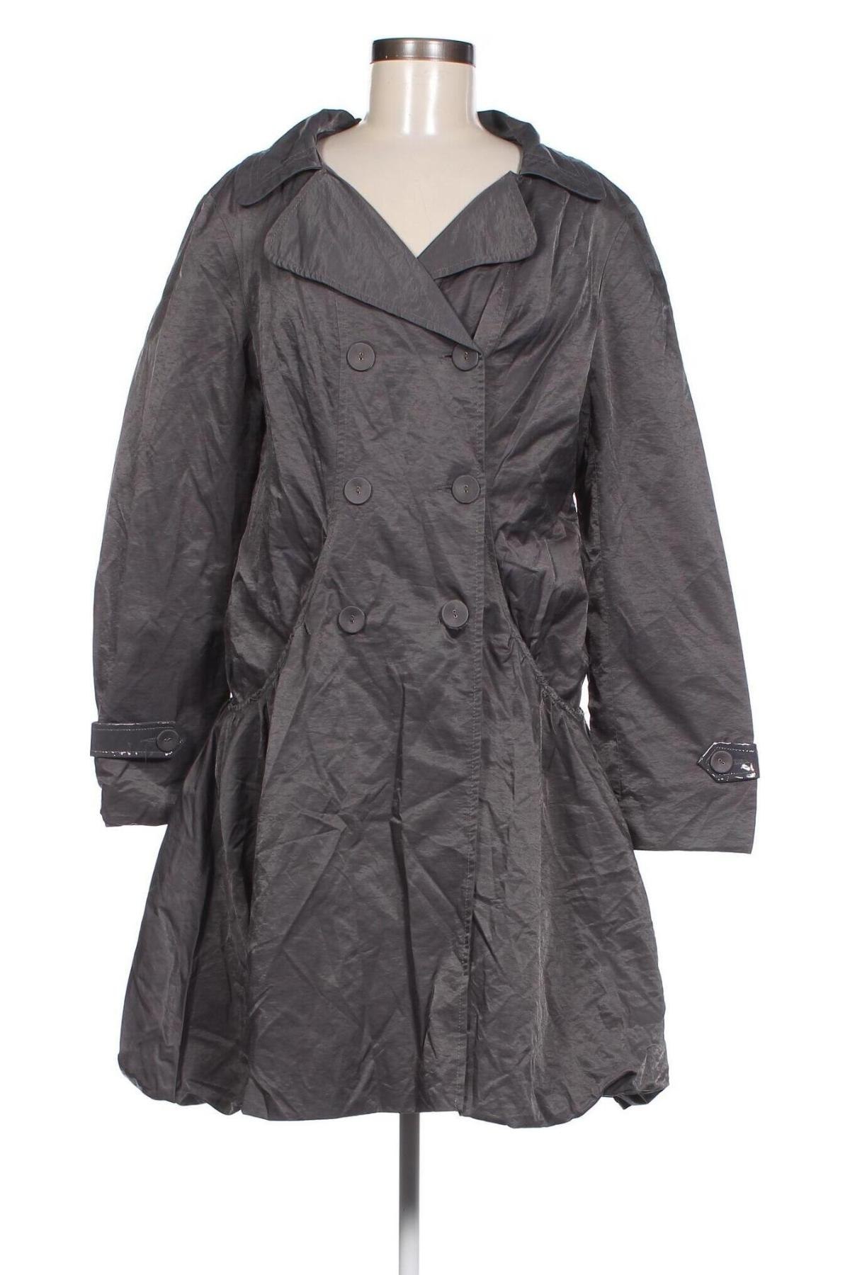 Damen Trenchcoat Karla, Größe XL, Farbe Grau, Preis 13,40 €