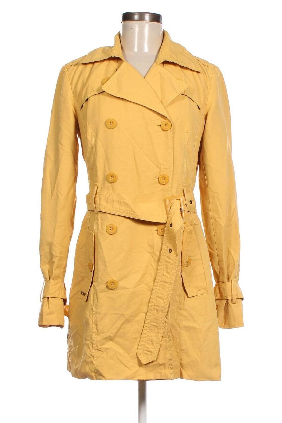 Damen Trenchcoat Ltb, Größe S, Farbe Gelb, Preis 40,19 €