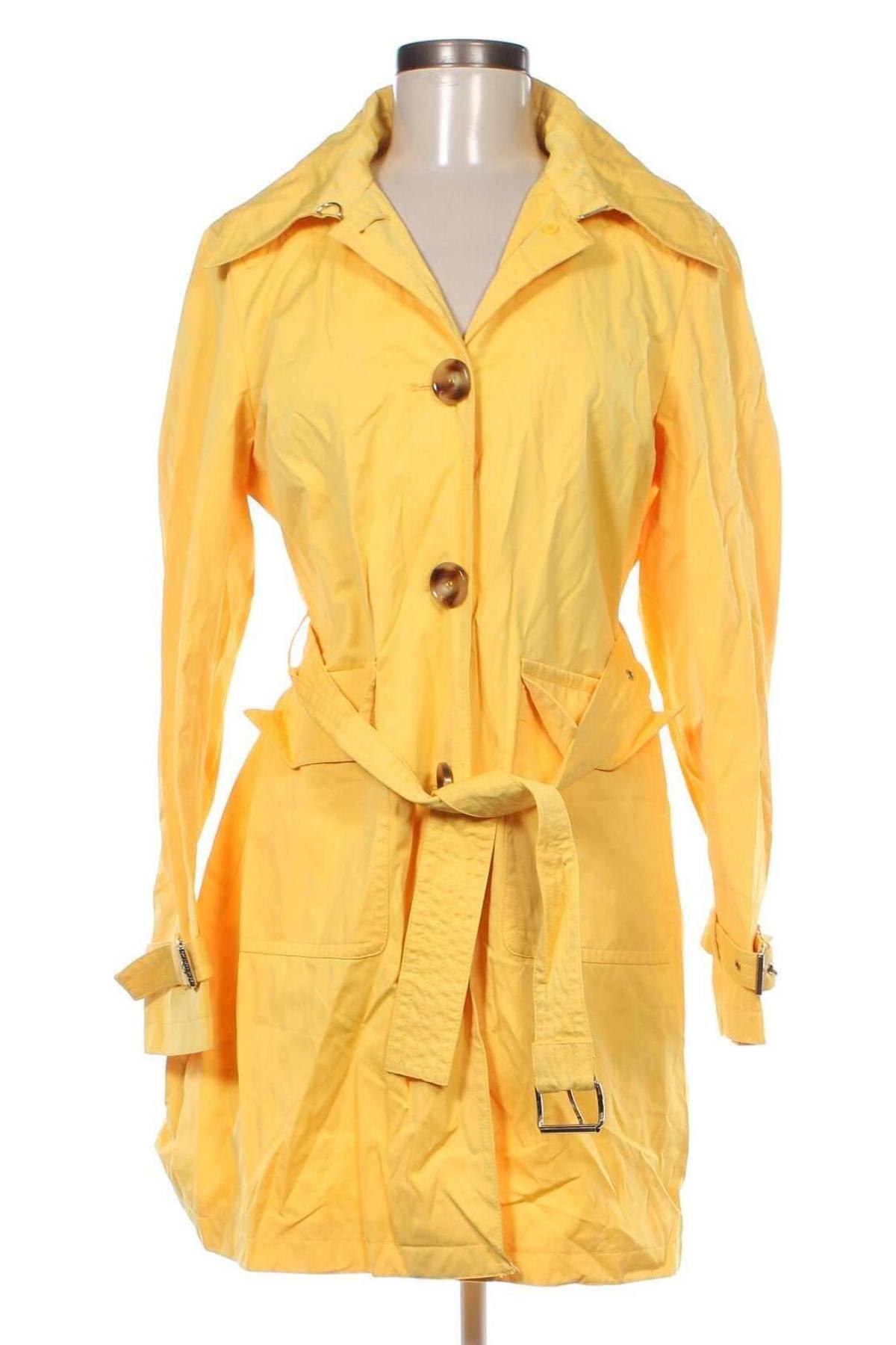 Дамски шлифер MICHAEL Michael Kors, Размер M, Цвят Жълт, Цена 157,30 лв.