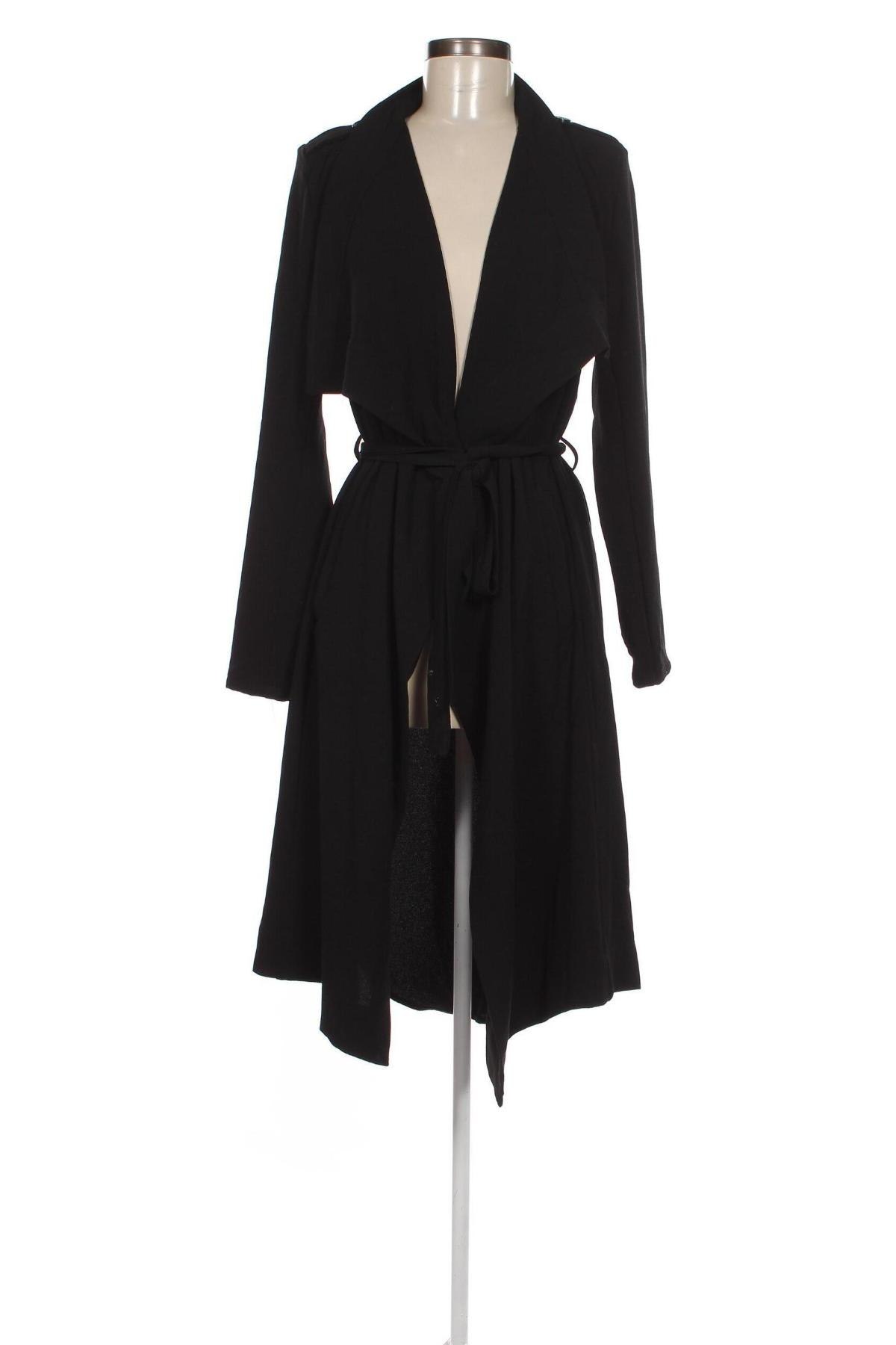Damen Trenchcoat Object, Größe XS, Farbe Schwarz, Preis 49,48 €