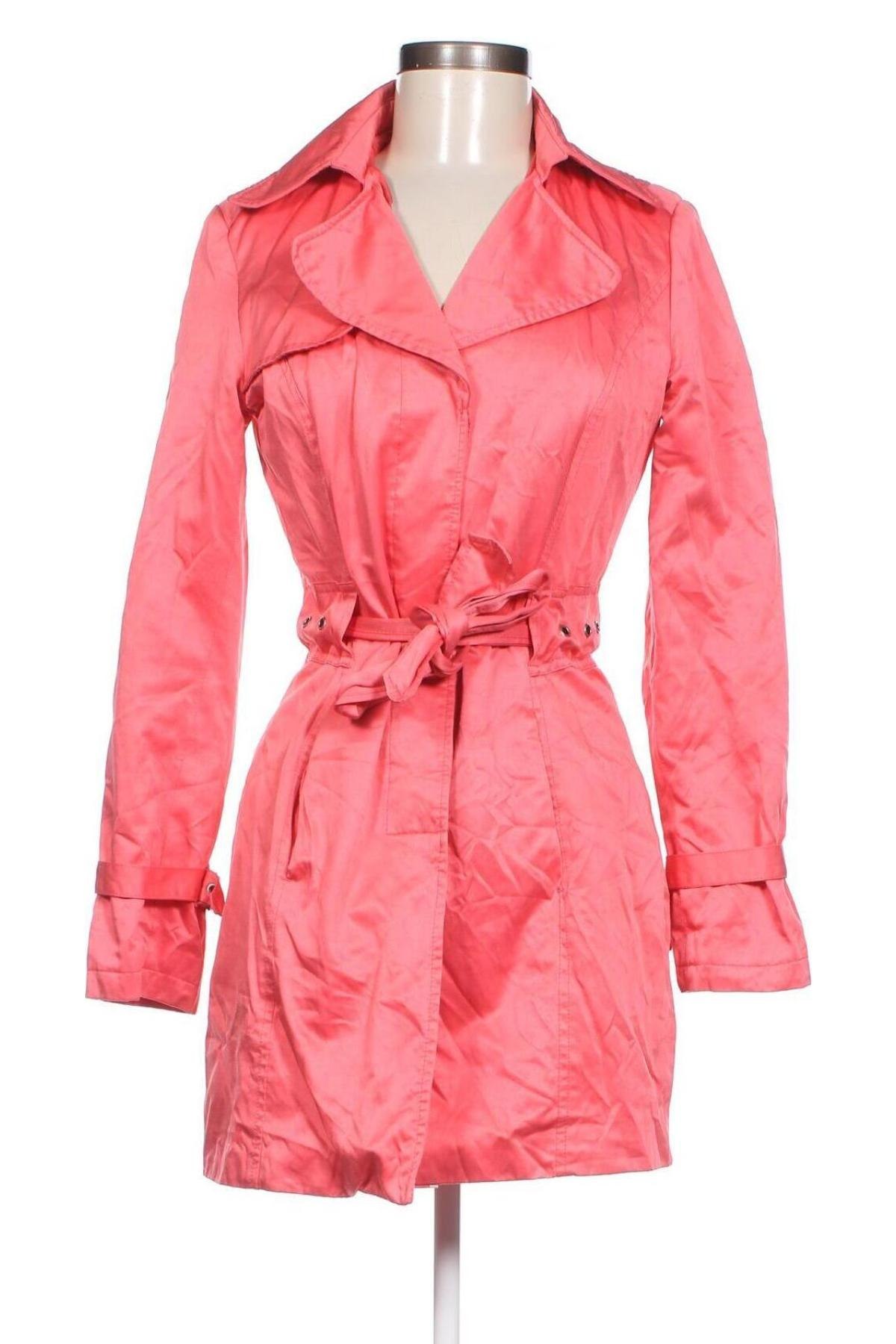 Damen Trenchcoat Orsay, Größe S, Farbe Orange, Preis 28,70 €
