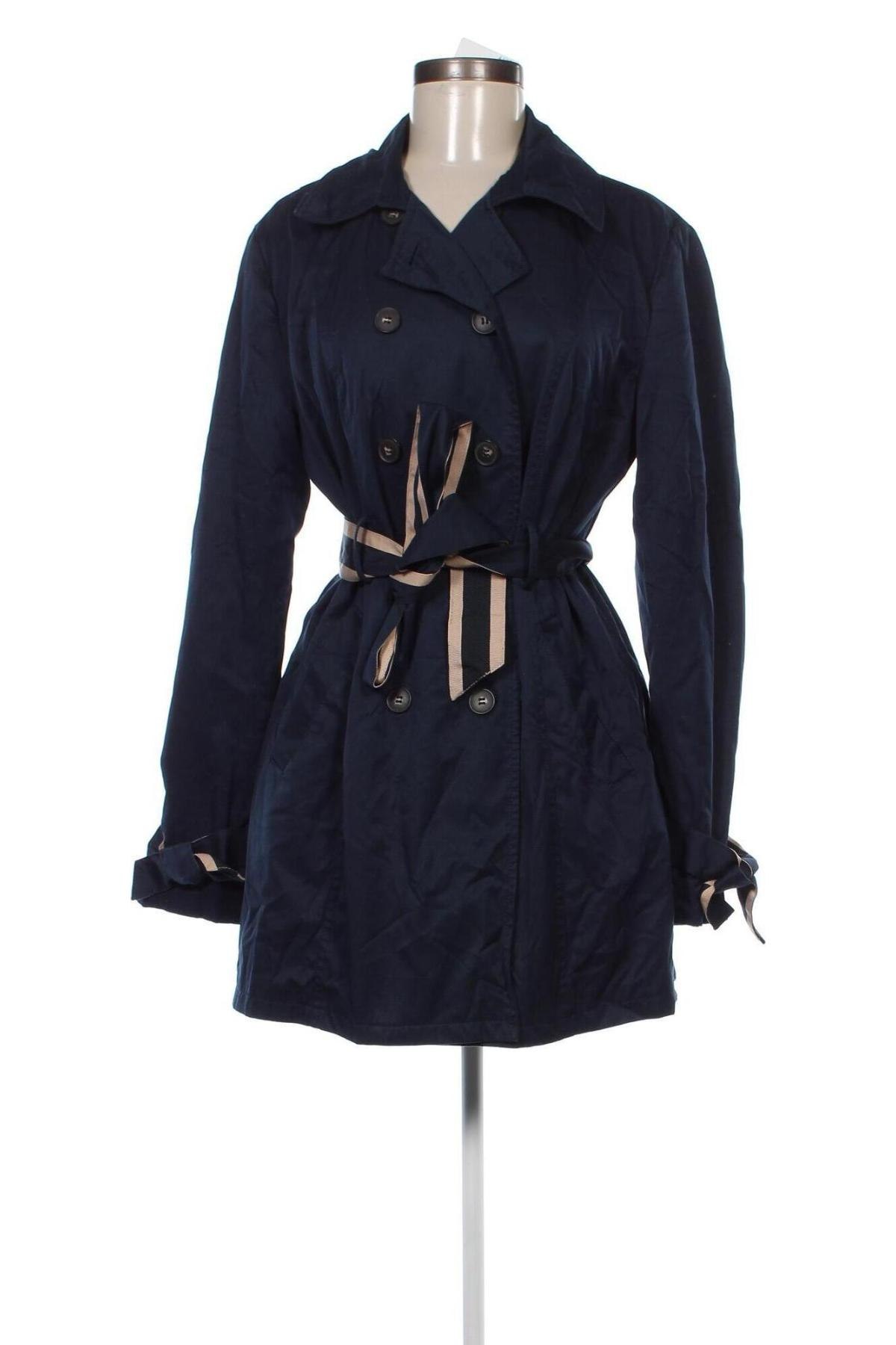 Damen Trenchcoat Orsay, Größe L, Farbe Blau, Preis 26,10 €