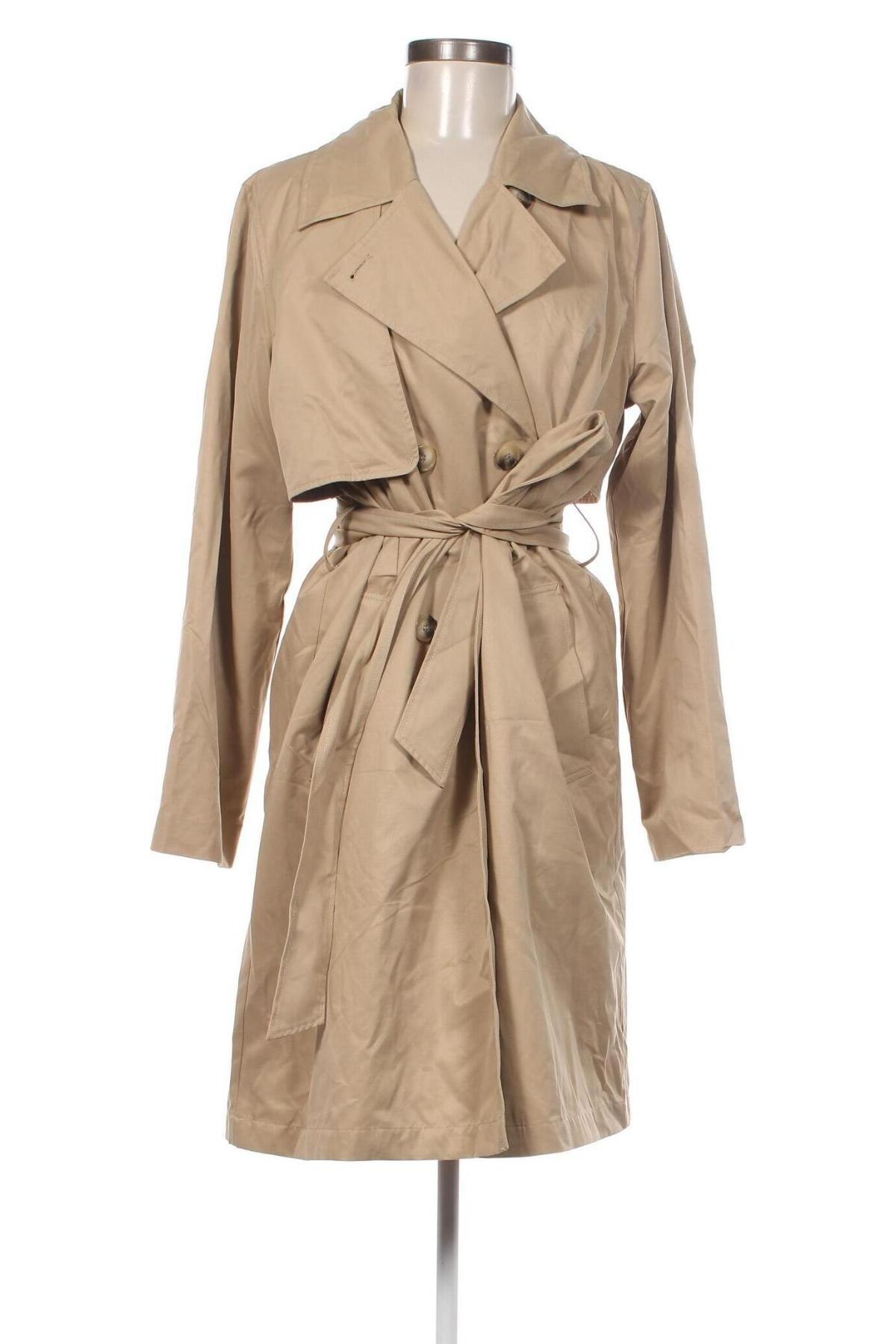 Damen Trench Coat Selected Femme, Größe M, Farbe Beige, Preis € 39,42