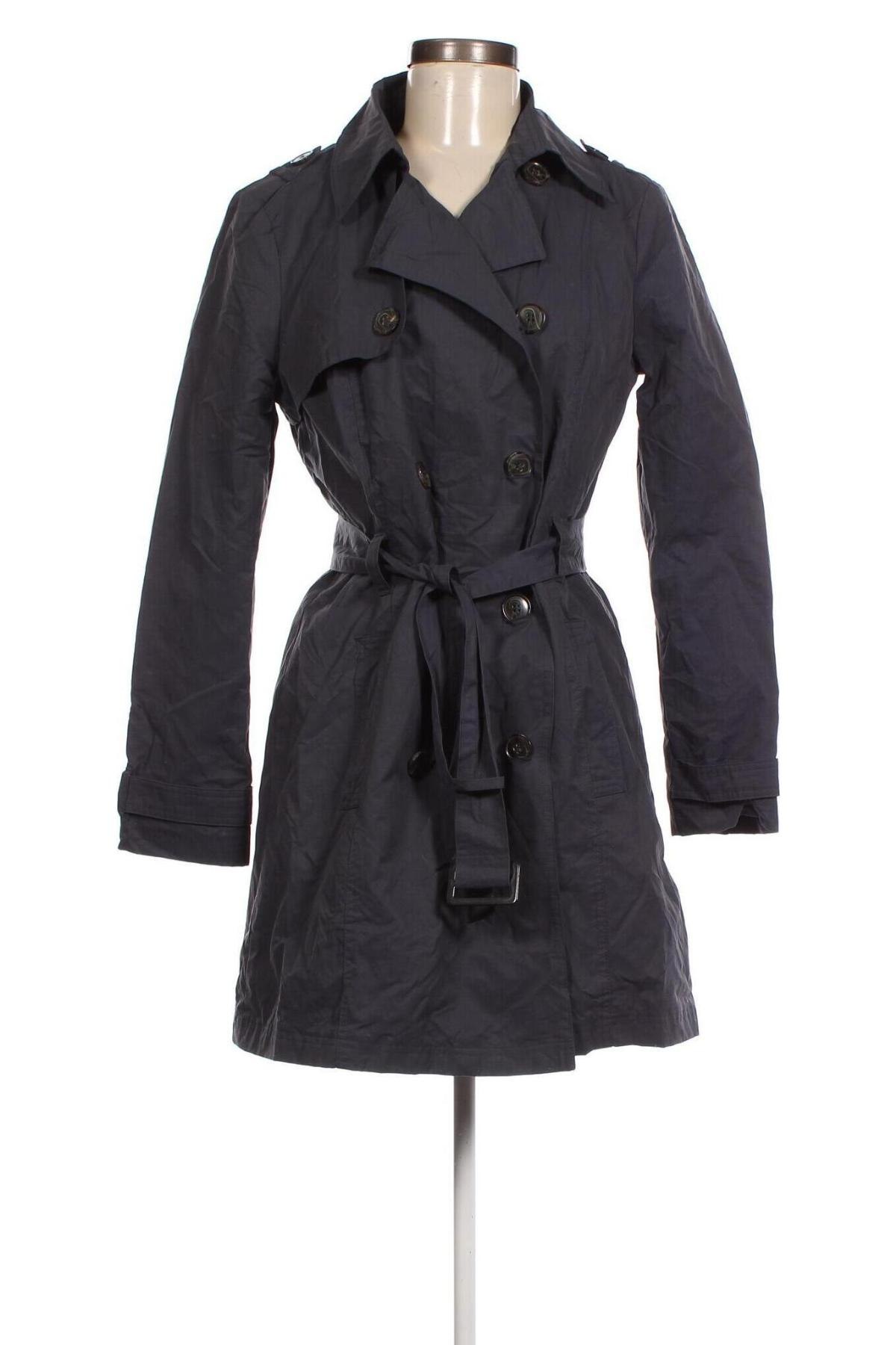 Damen Trenchcoat Woman By Tchibo, Größe M, Farbe Blau, Preis 26,10 €