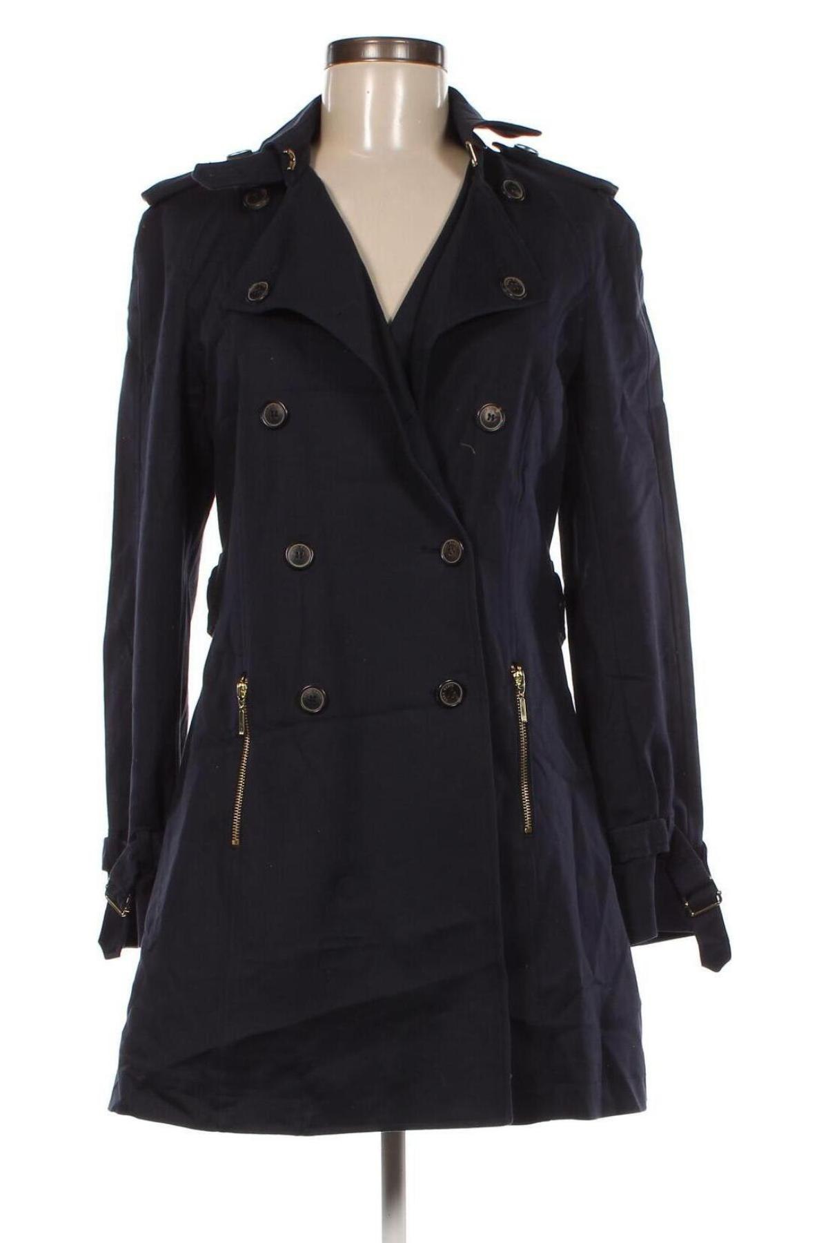 Damen Trench Coat Zara, Größe M, Farbe Blau, Preis € 16,70