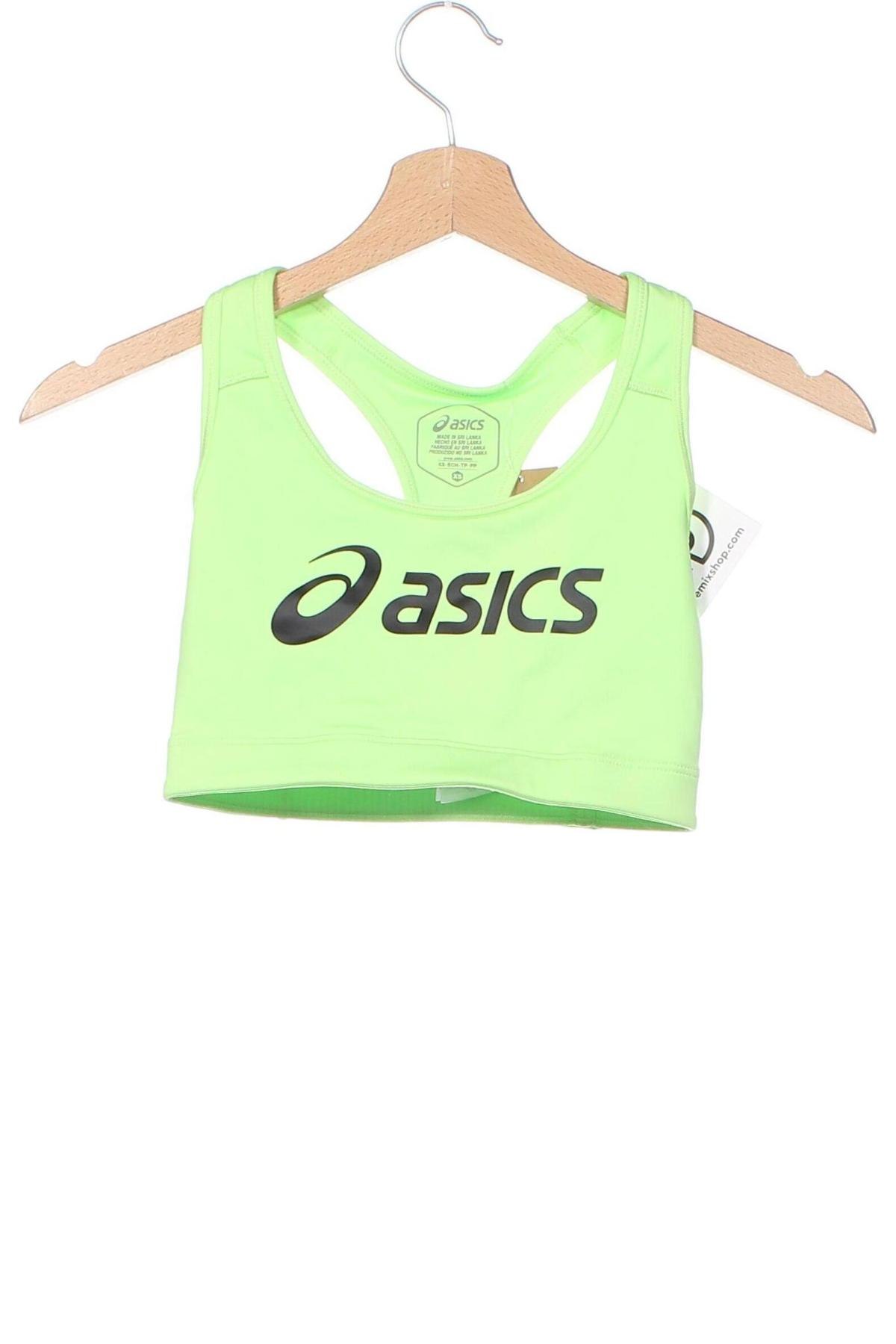 Γυναίκειο αθλητικό τοπ ASICS, Μέγεθος XS, Χρώμα Πράσινο, Τιμή 23,81 €