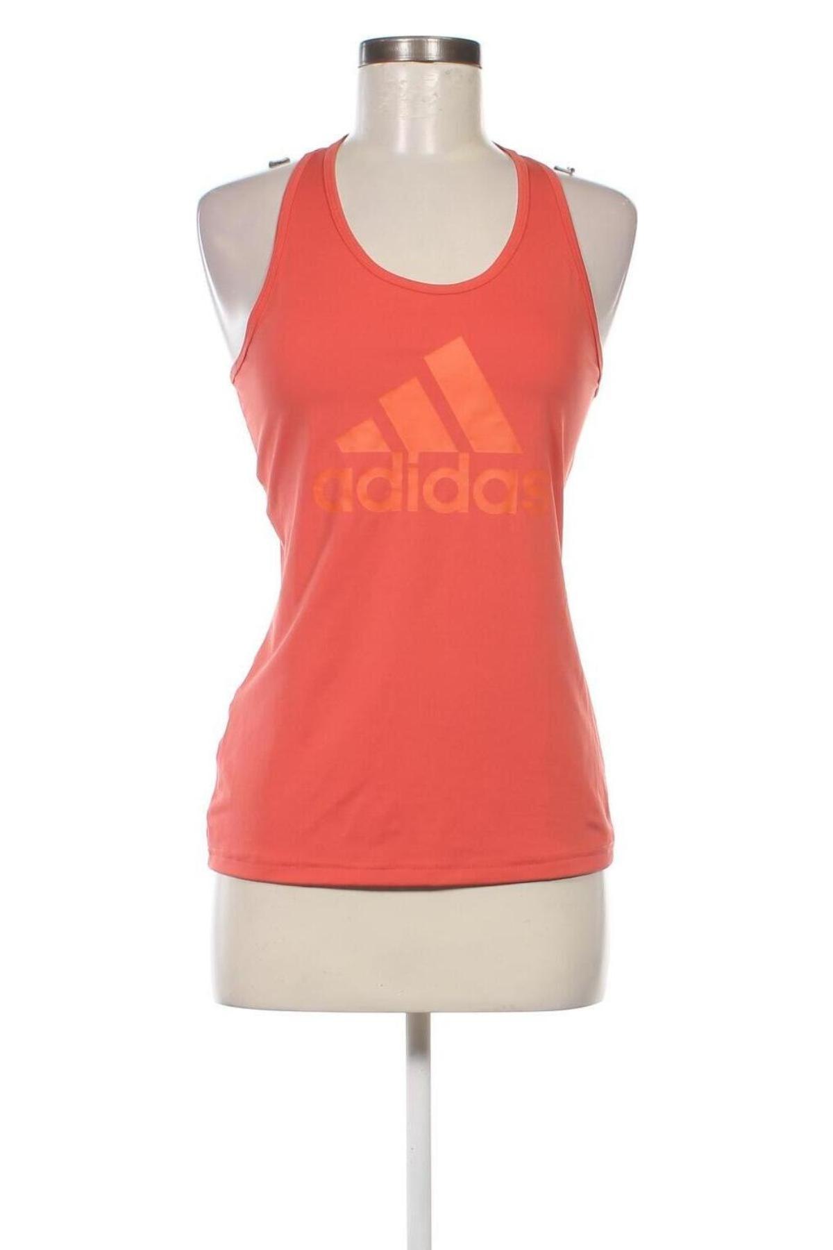 Damen Sporttop Adidas, Größe M, Farbe Orange, Preis € 17,44