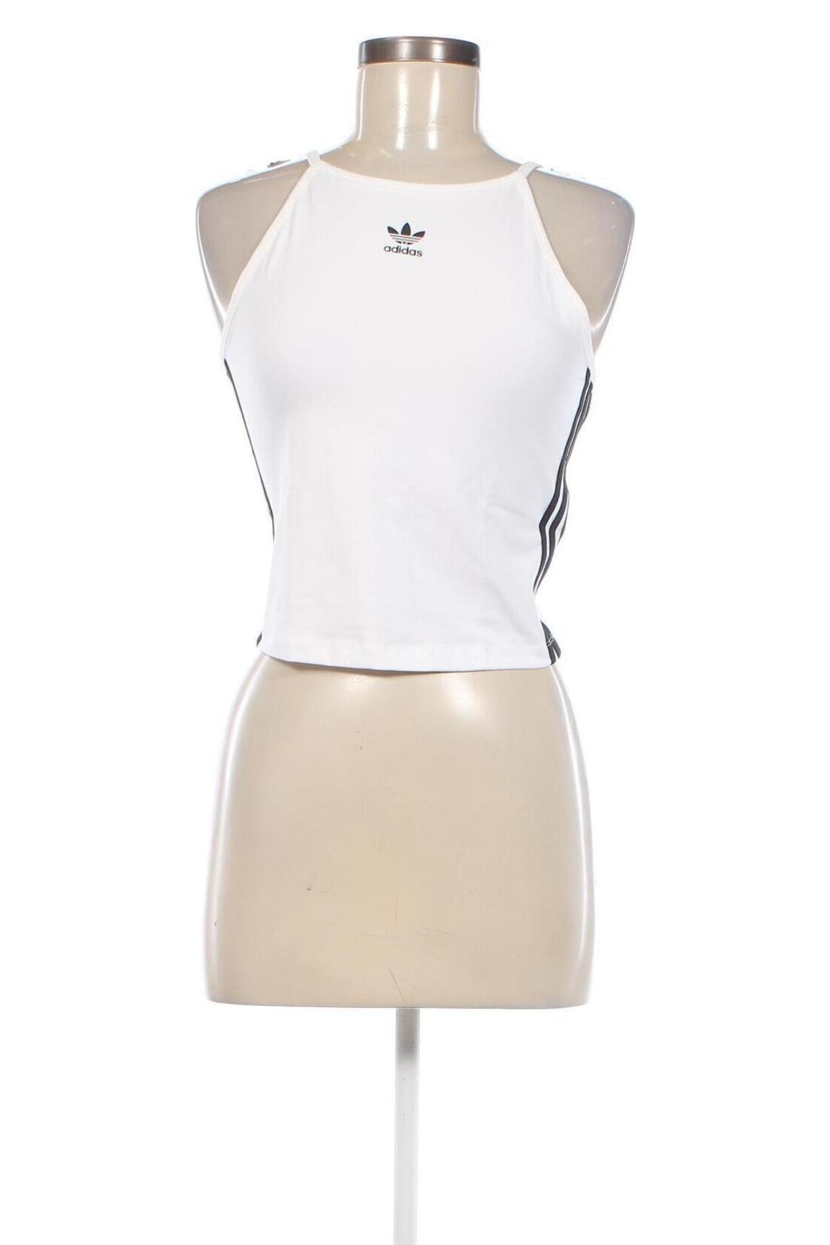 Damen Sporttop Adidas Originals, Größe S, Farbe Weiß, Preis € 15,88