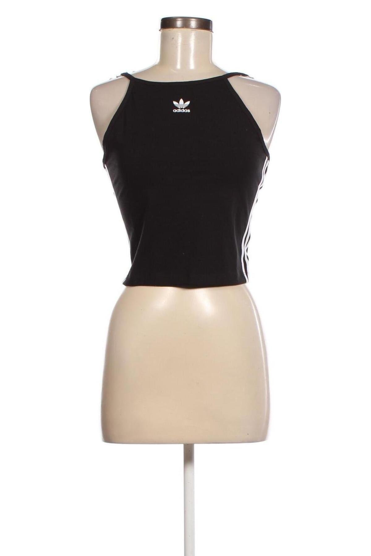 Damen Sporttop Adidas Originals, Größe M, Farbe Schwarz, Preis € 15,88