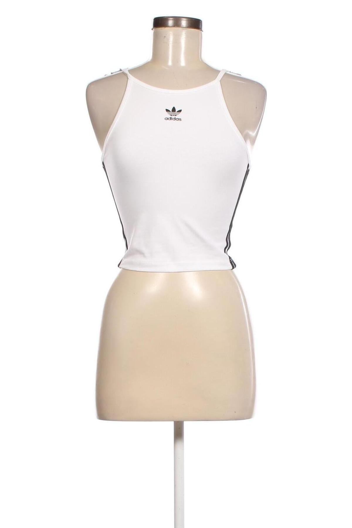 Damen Sporttop Adidas Originals, Größe XXS, Farbe Weiß, Preis € 15,88