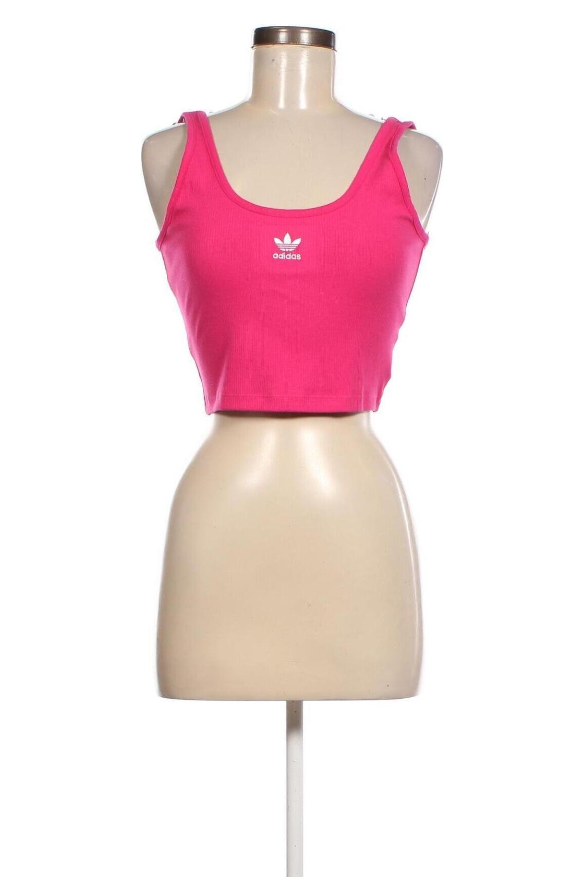 Damen Sporttop Adidas Originals, Größe M, Farbe Rosa, Preis 19,85 €