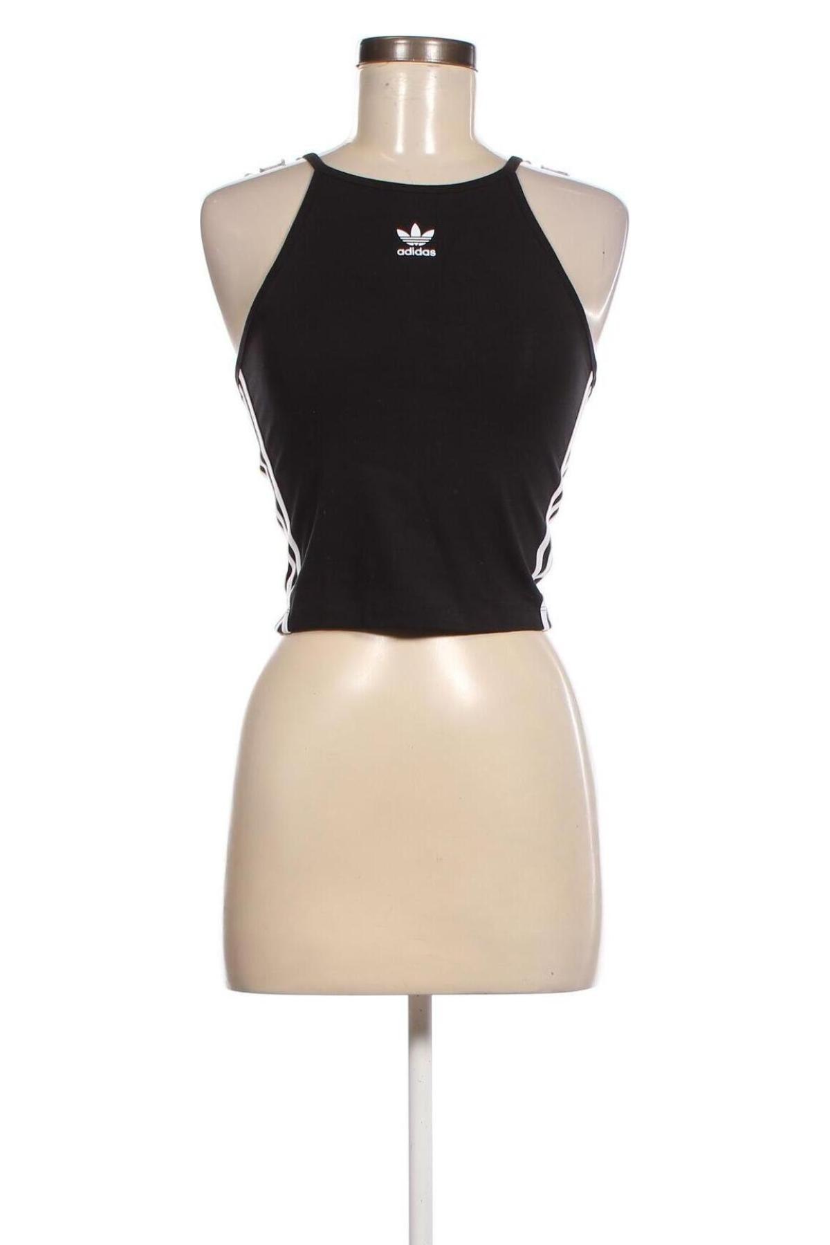 Damen Sporttop Adidas Originals, Größe XXS, Farbe Schwarz, Preis € 15,88