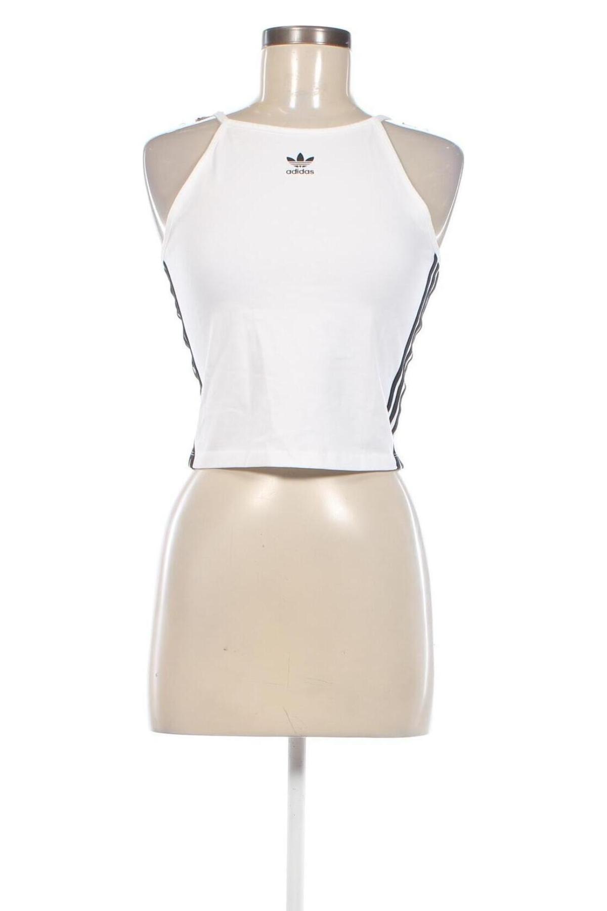 Damen Sporttop Adidas Originals, Größe M, Farbe Weiß, Preis € 15,88