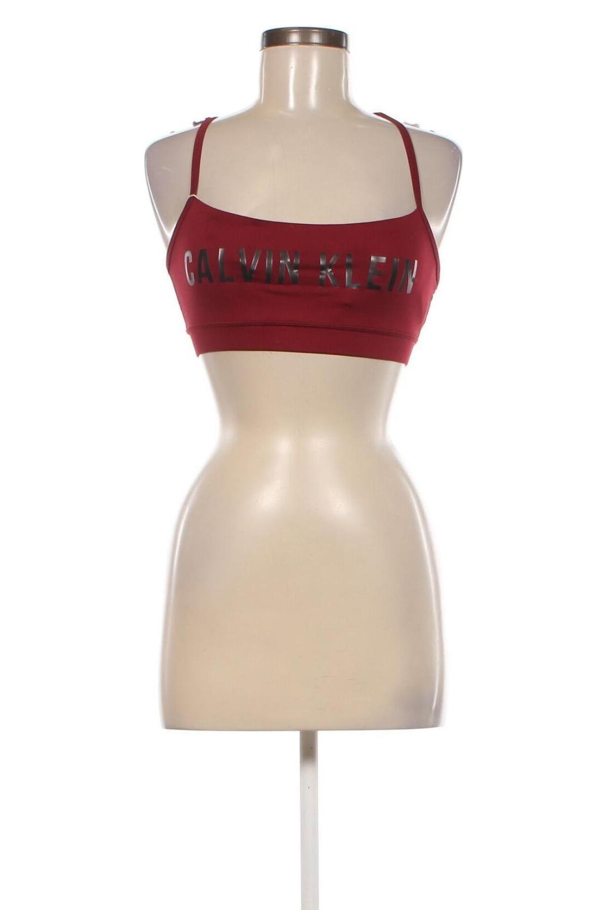 Damen Sporttop Calvin Klein, Größe S, Farbe Rot, Preis € 23,81