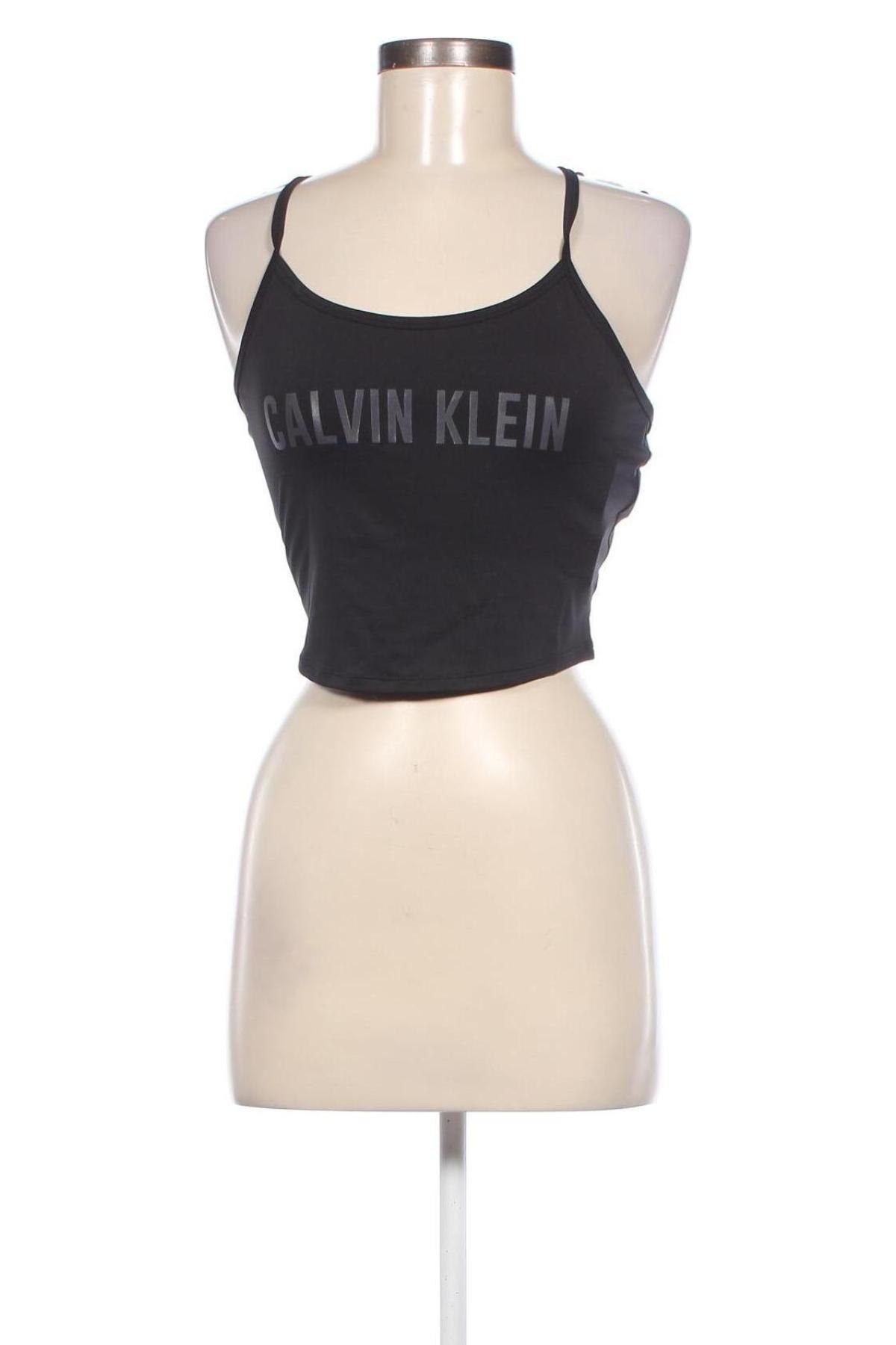 Γυναίκειο αθλητικό τοπ Calvin Klein, Μέγεθος S, Χρώμα Μαύρο, Τιμή 17,86 €