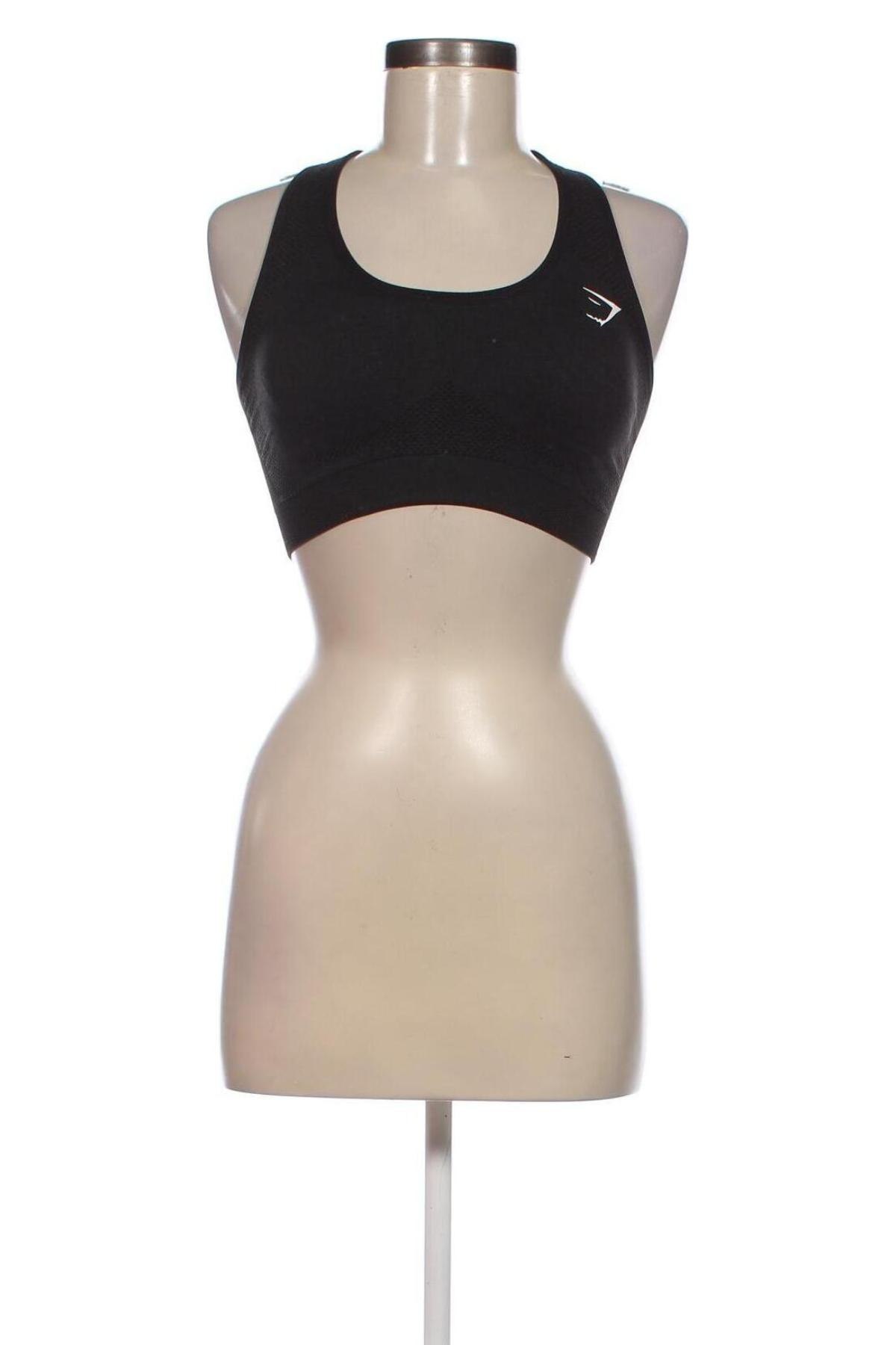 Damen Sporttop Gymshark, Größe S, Farbe Schwarz, Preis € 12,53