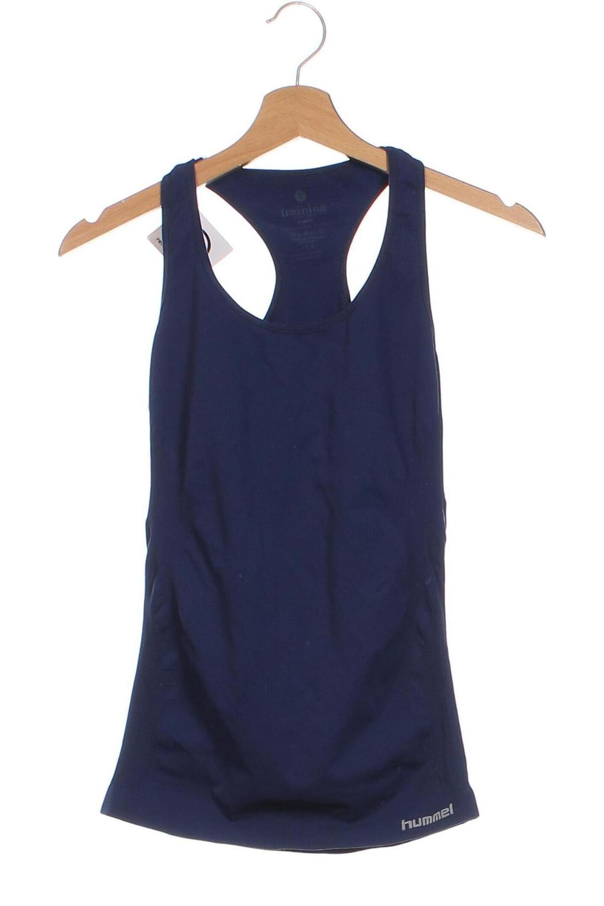 Damen Sporttop Hummel, Größe XS, Farbe Blau, Preis 9,21 €